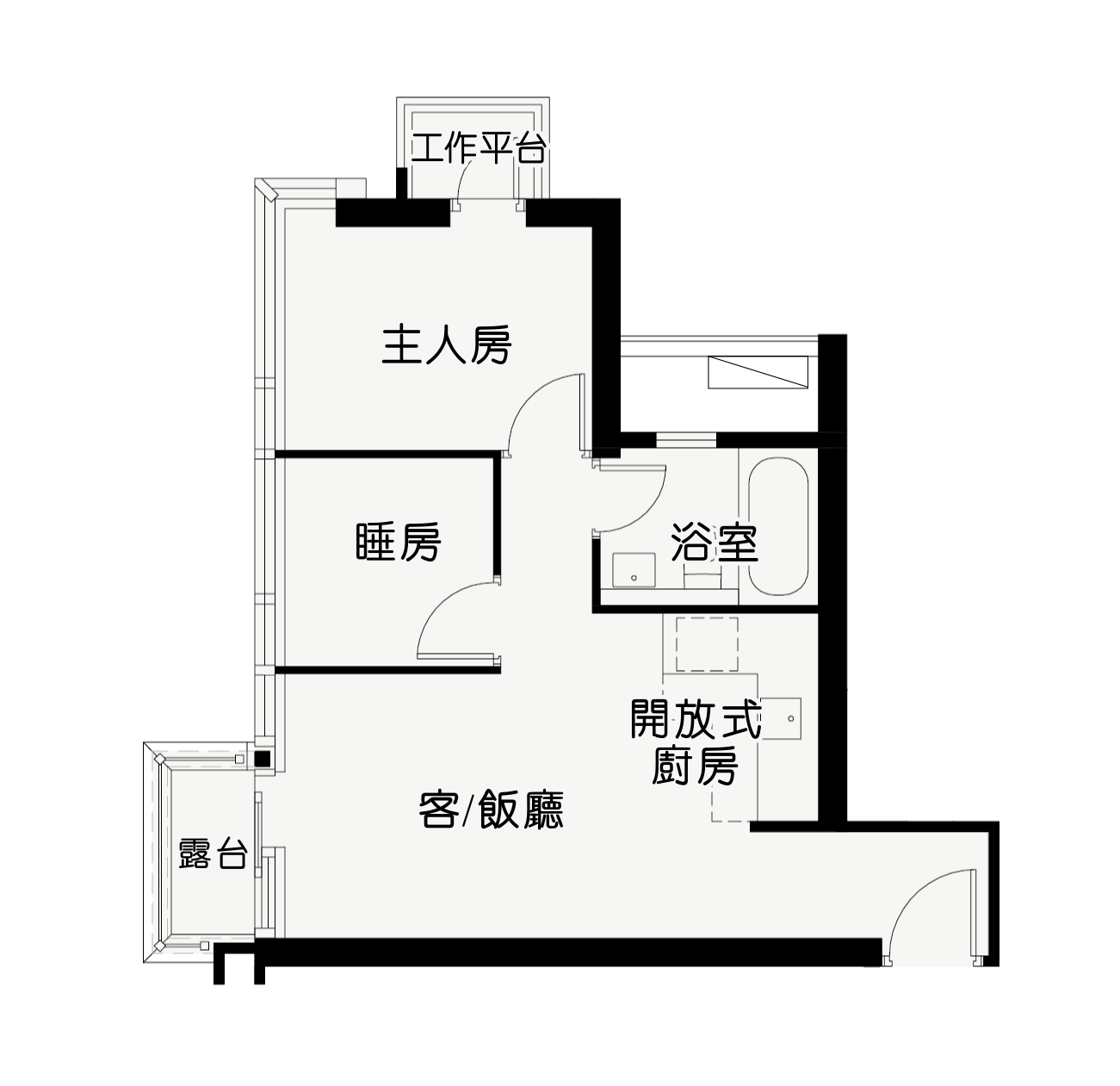 圖則為第1座28樓A室,實用面積474平方呎。