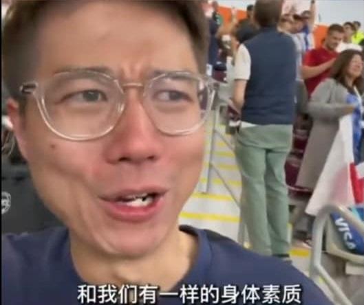 內地網紅目睹日本反勝的發言。(影片截圖)