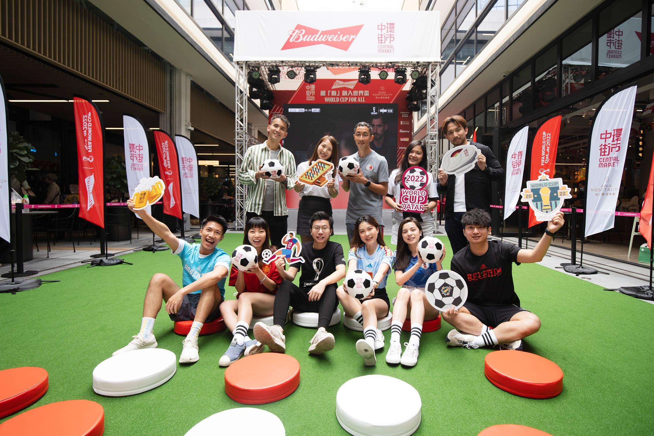 地下設有5米高LED大電視,免費直播賽事