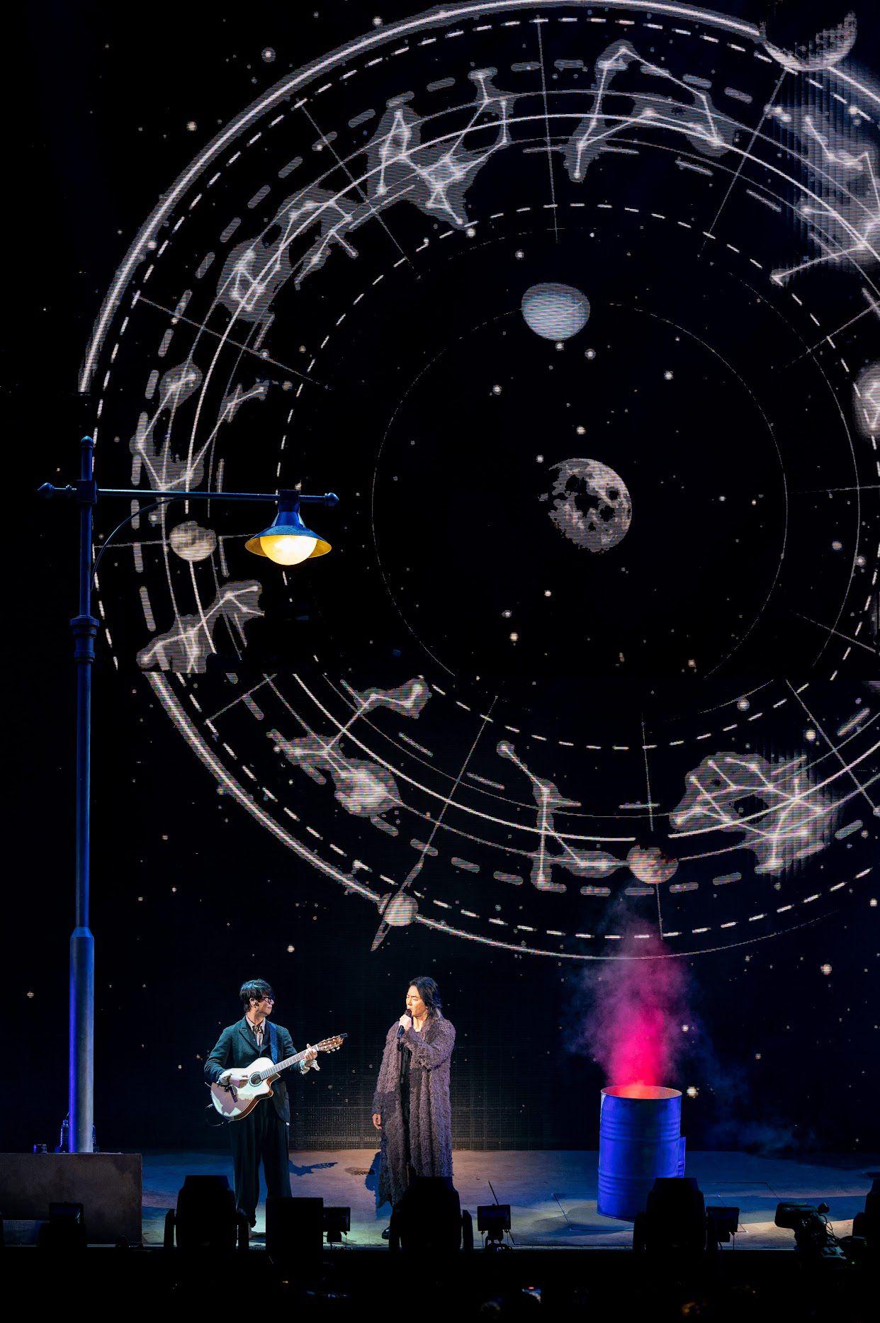 伊健的老拍檔陳光榮有站台以結他伴奏。