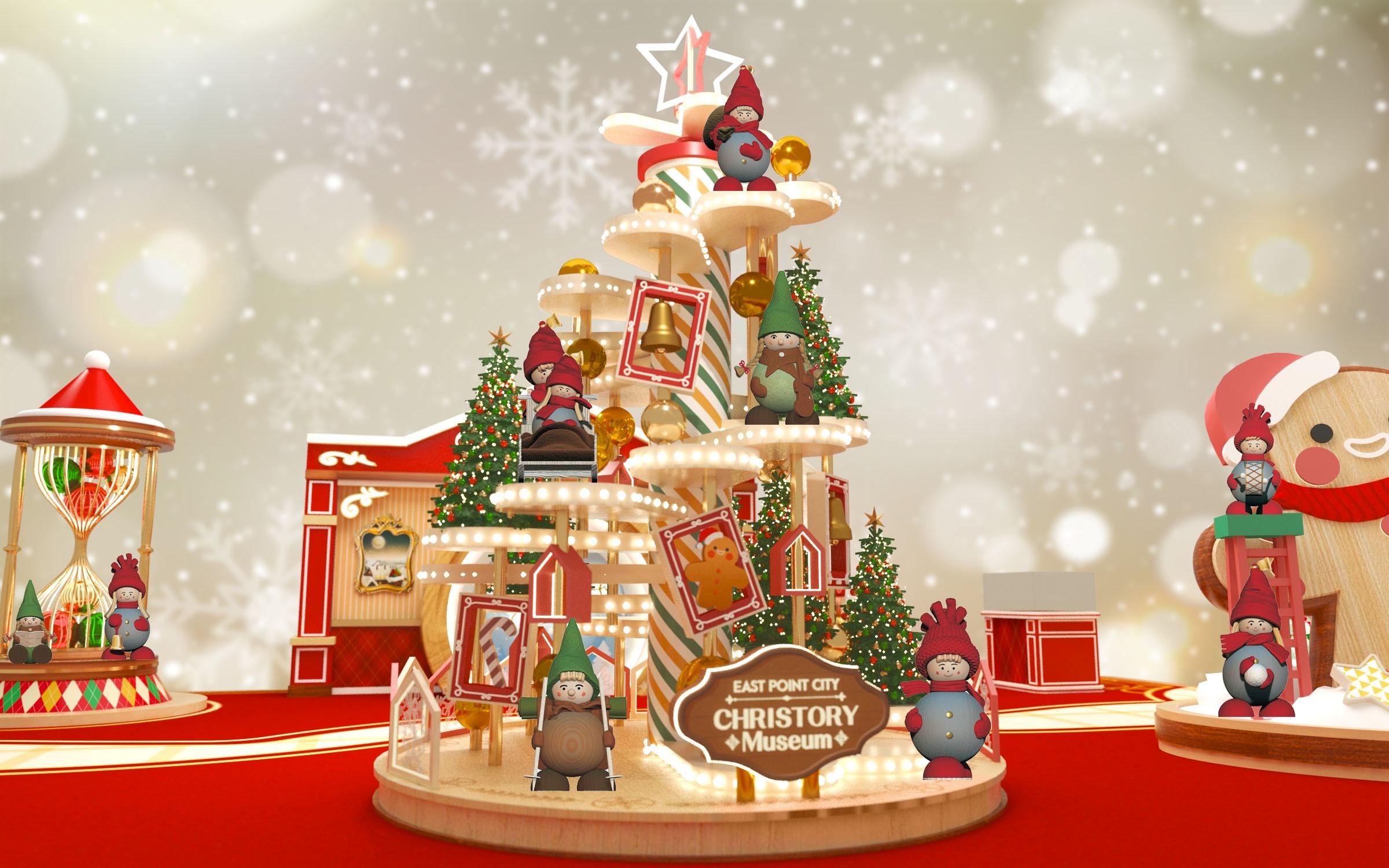 6米高Tonttu精靈聖誕樹