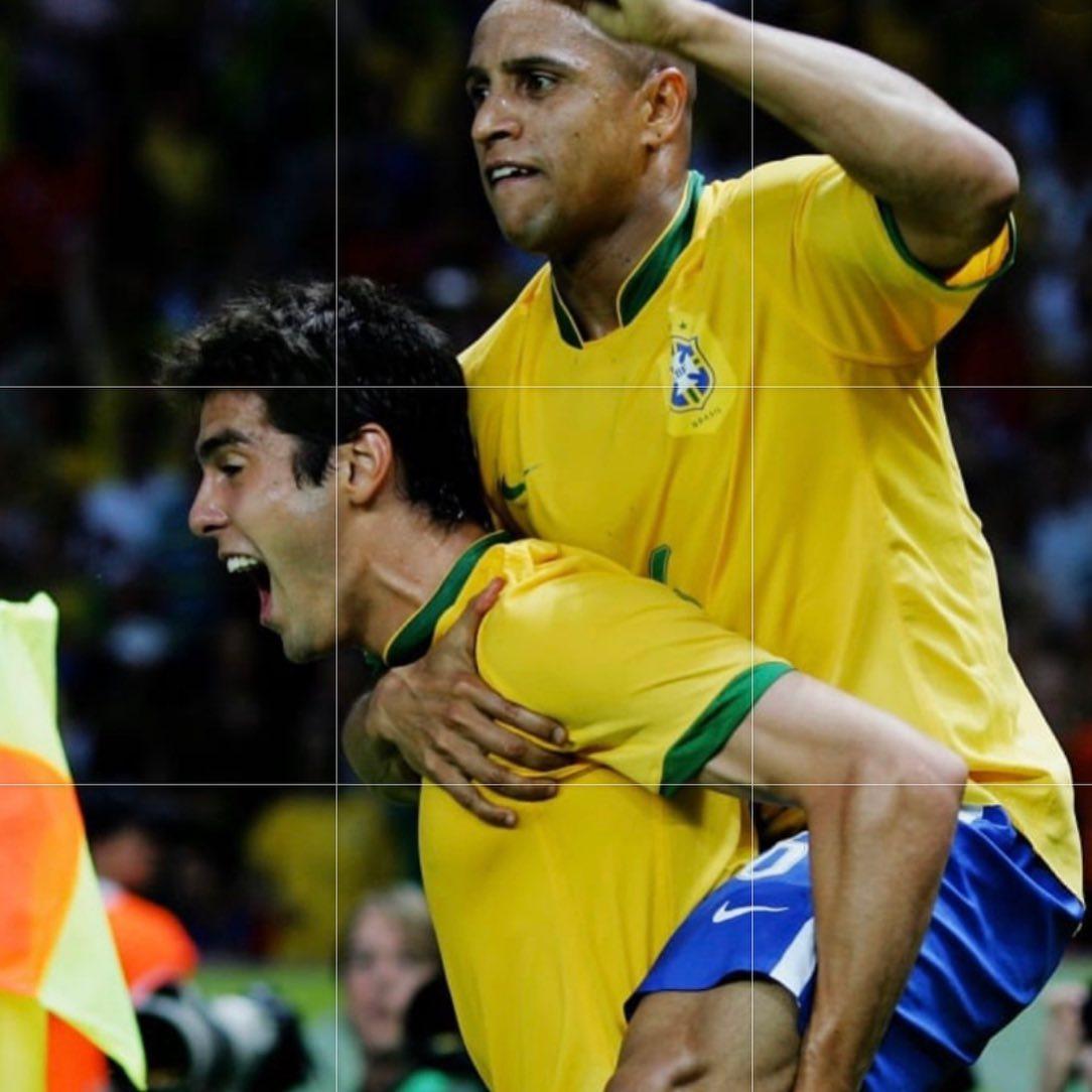 卡卡與卡路士在2002及2006年都為巴西出戰世界盃。(卡卡IG)