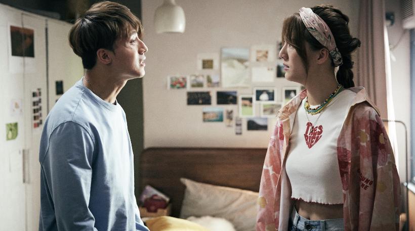 AK與千語合照情侶。(《忽然心動》劇照)