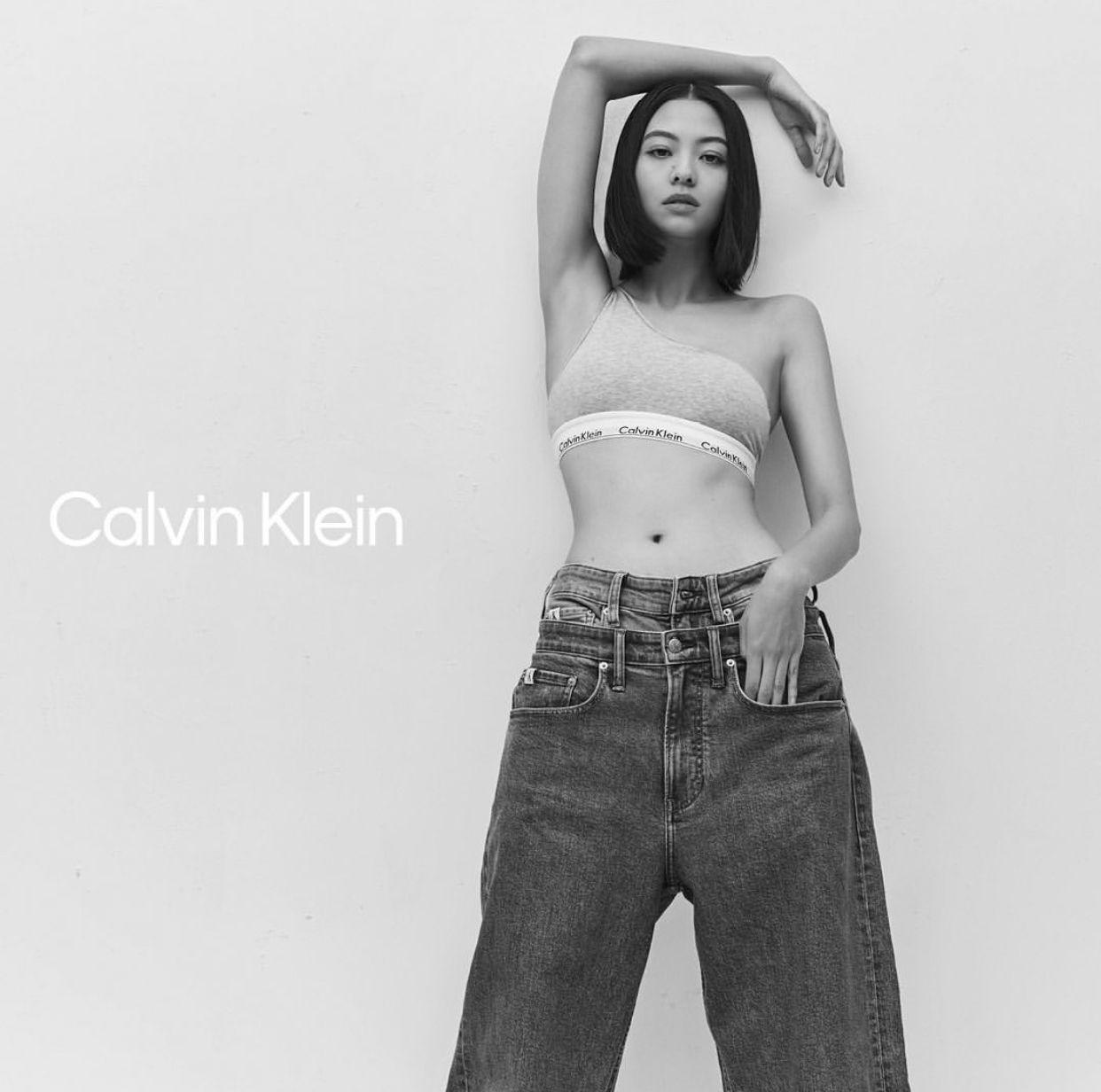 Amy Lo獲CK邀請為mycalvins企劃拍攝造型照。