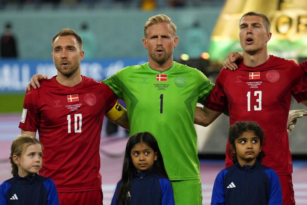 丹麥的艾歷臣、卡斯柏舒米高等合作多年。(美聯社)