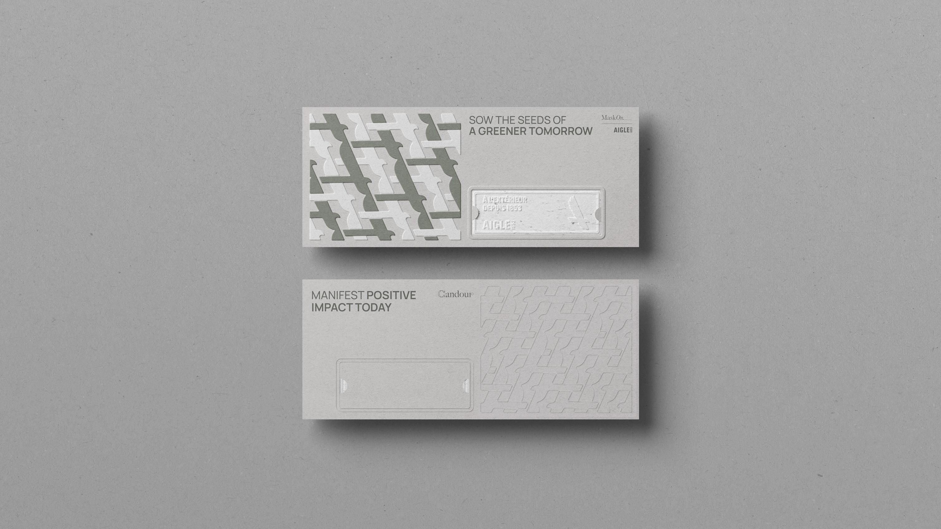 AIGLE x MaskOn生物降解口罩由即日起於指定專門店及網上商店公開發售,價值$168。