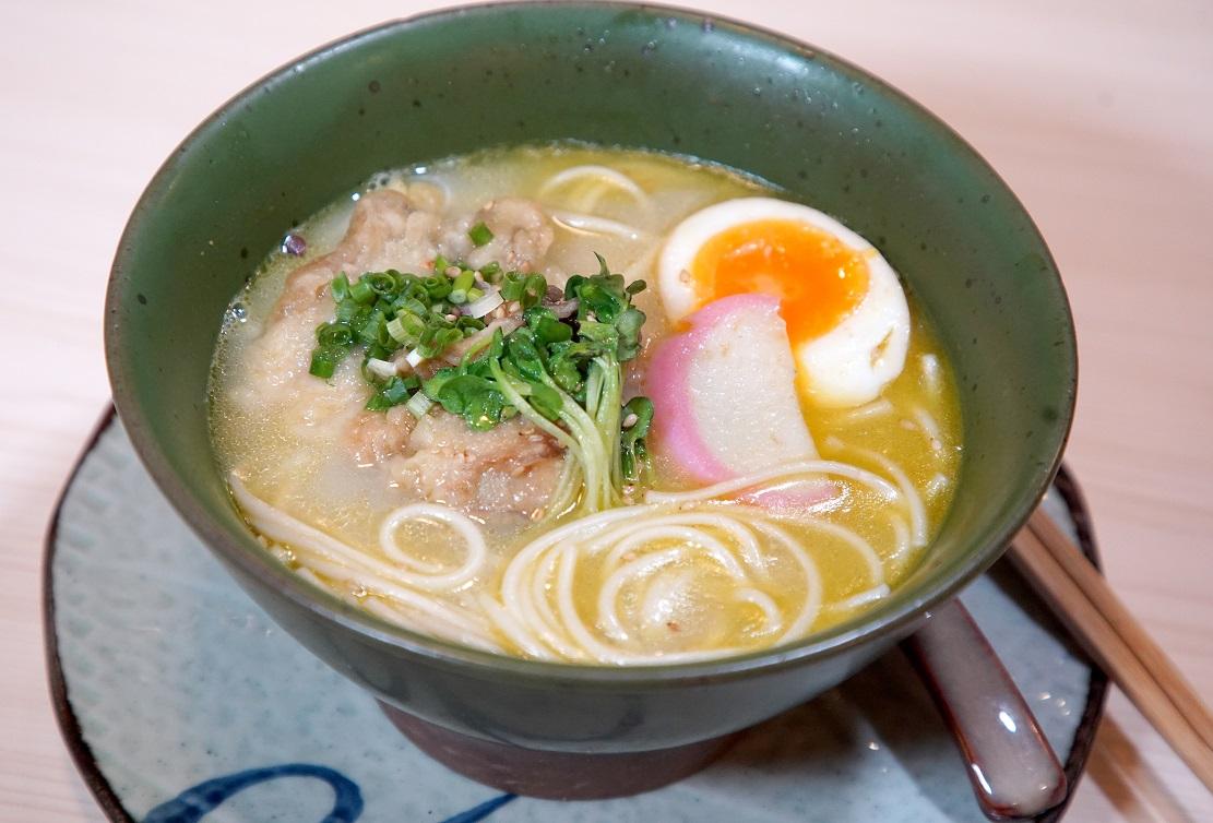 牡蠣五島手延湯烏冬($128)