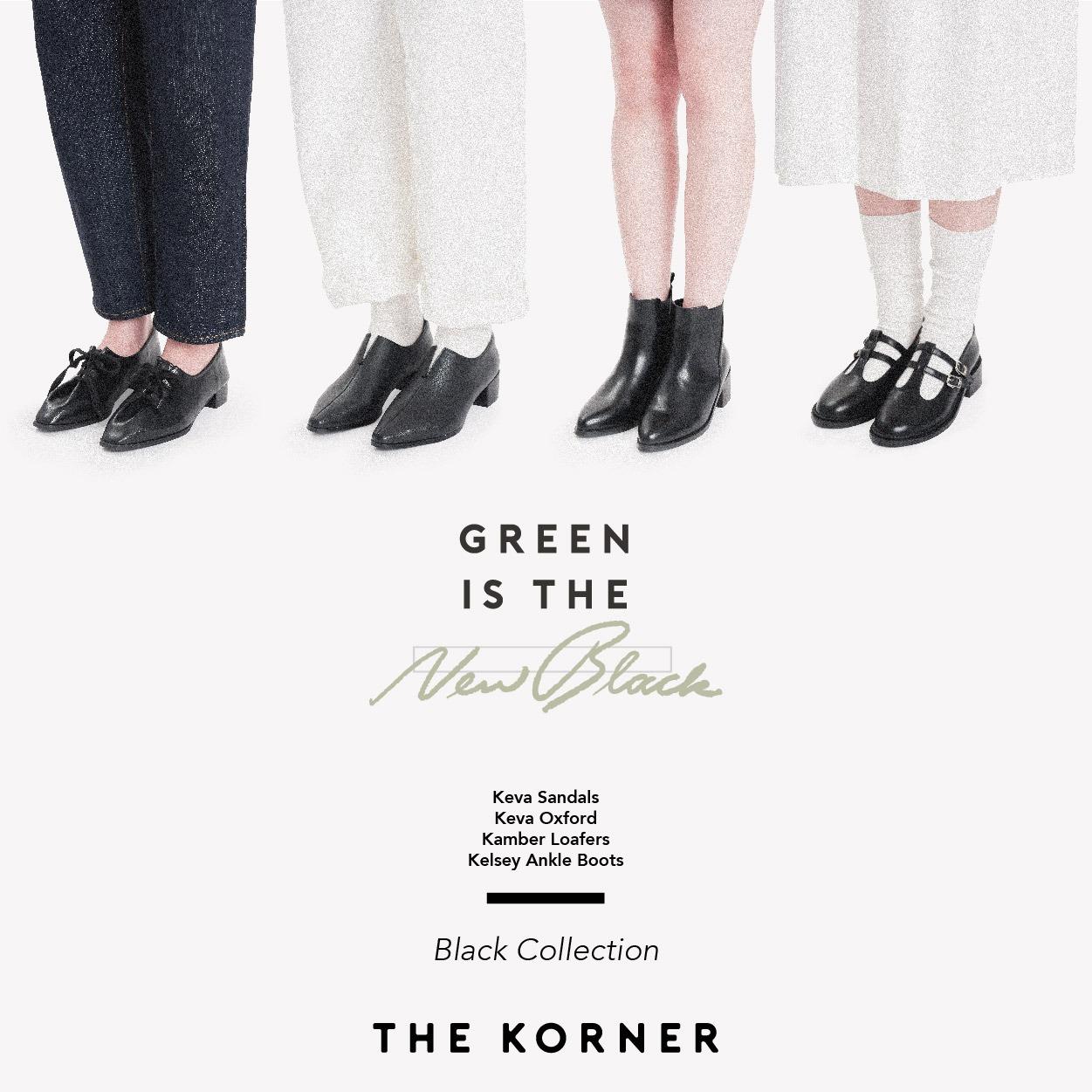 The Korner Black Collection全新鞋履