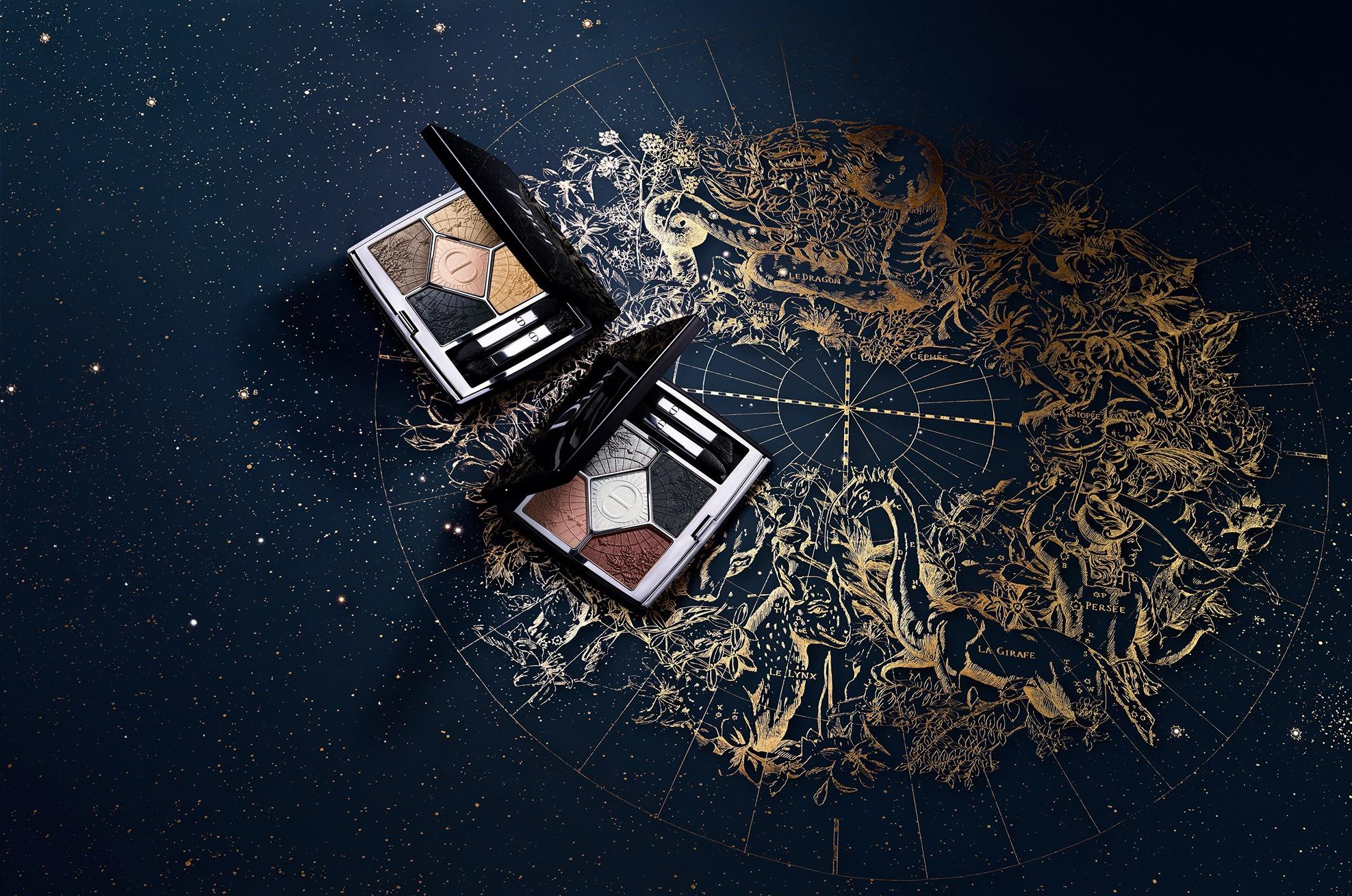 Dior高級訂製五色眼影 359 Cosmic Eyes、589 Galactic $620