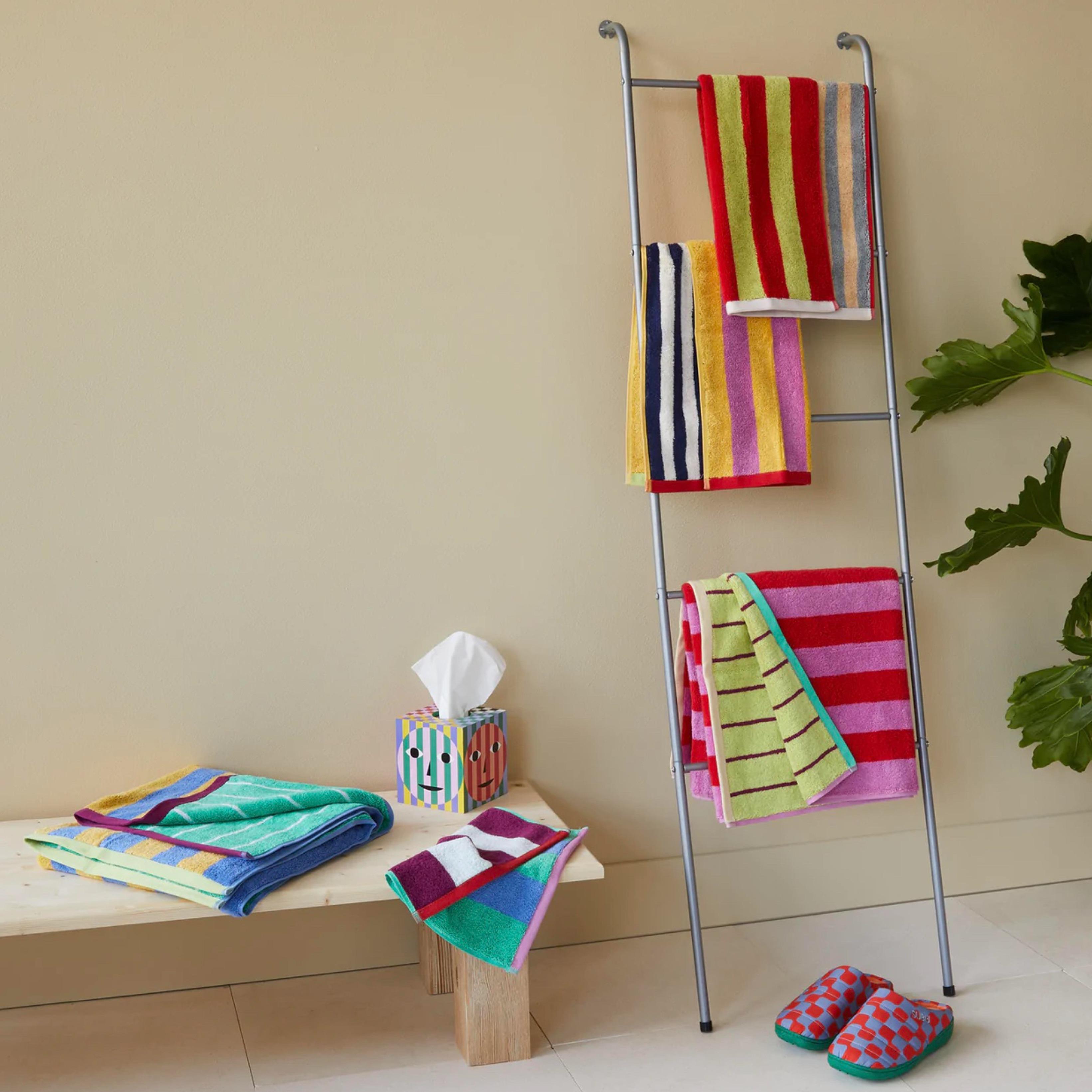 聖誕禮物推薦2022|Dusen Dusen 條紋浴巾 (洗面巾$128/手巾$248/浴巾$488)