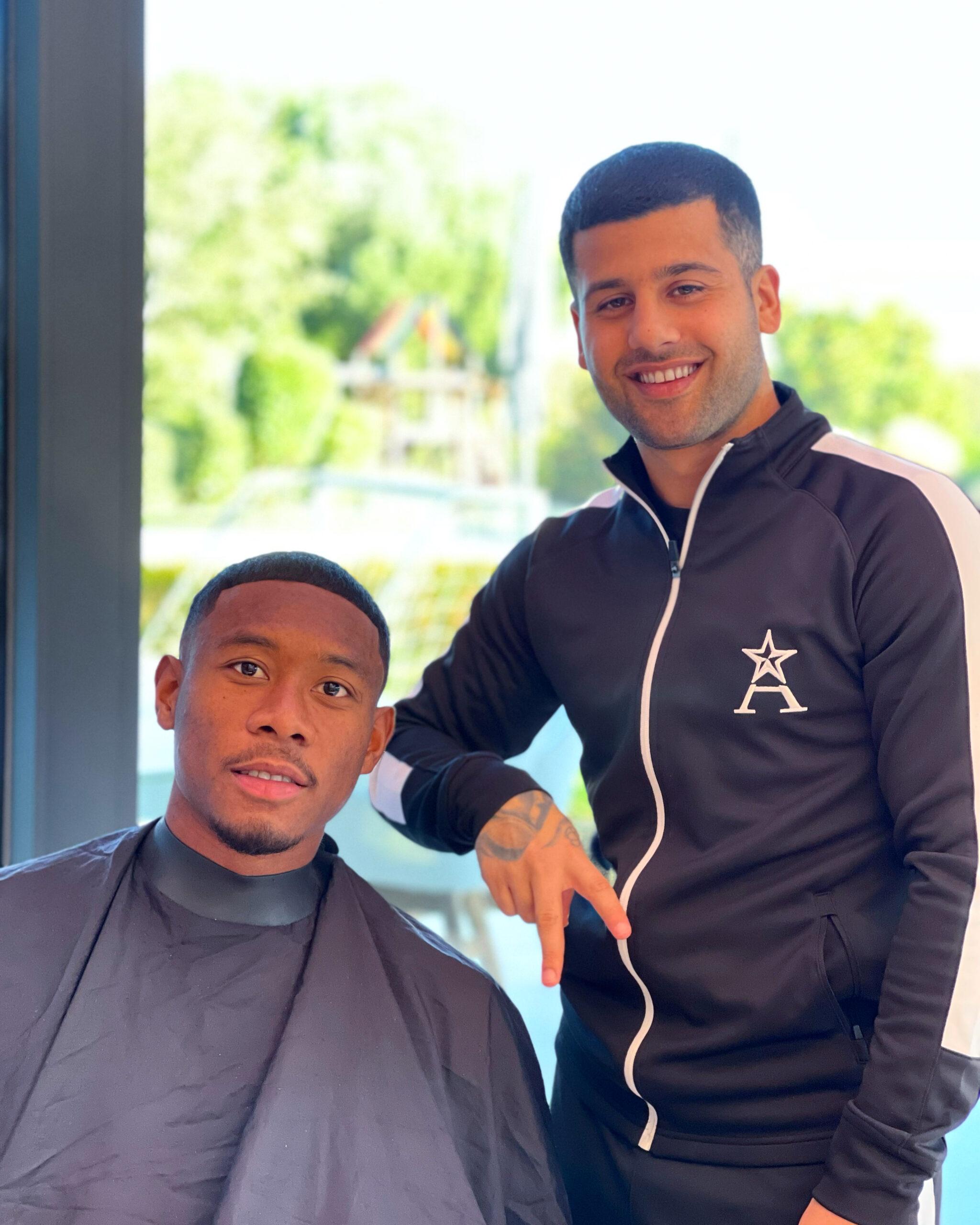 Ahmed Alsanawi曾替皇馬球星阿拉巴(David Alaba)剪髮。