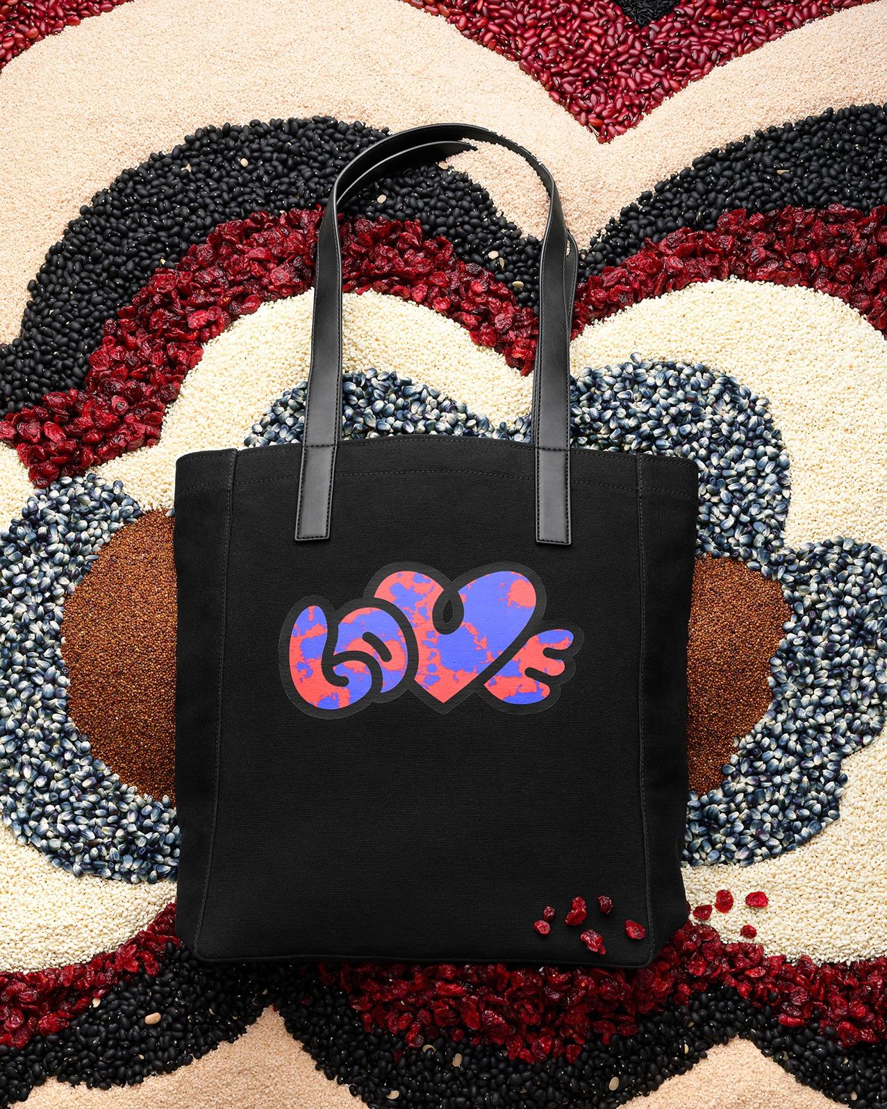 Watch Hunger Stop 黑色Tote Bag $600