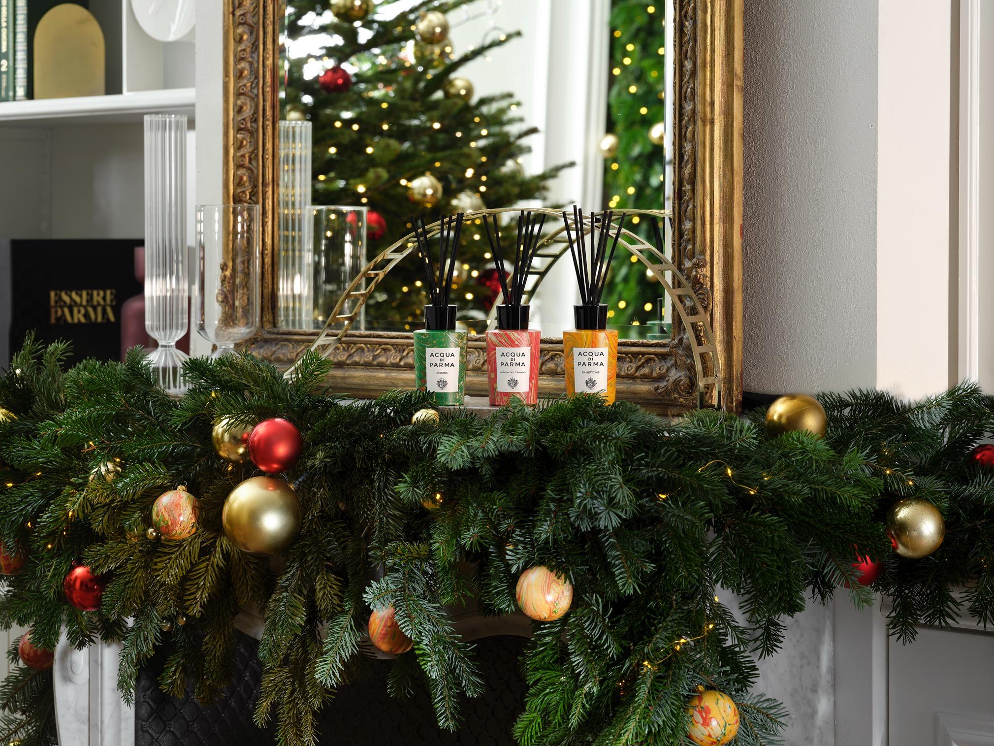 聖誕禮物女朋友2022|濃情潘尼Panettone ($905/180ml) 靜謐雪松Bosco ($905/180ml、$1,810/500ml) 炙烈壁爐Magia del Camino ($905/180ml)