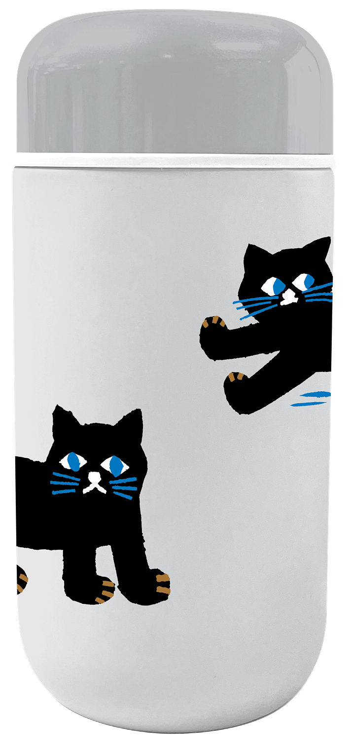 百佳 x SOU・SOU限量精品|不鏽鋼真空壺500毫升(貓 / 十數)