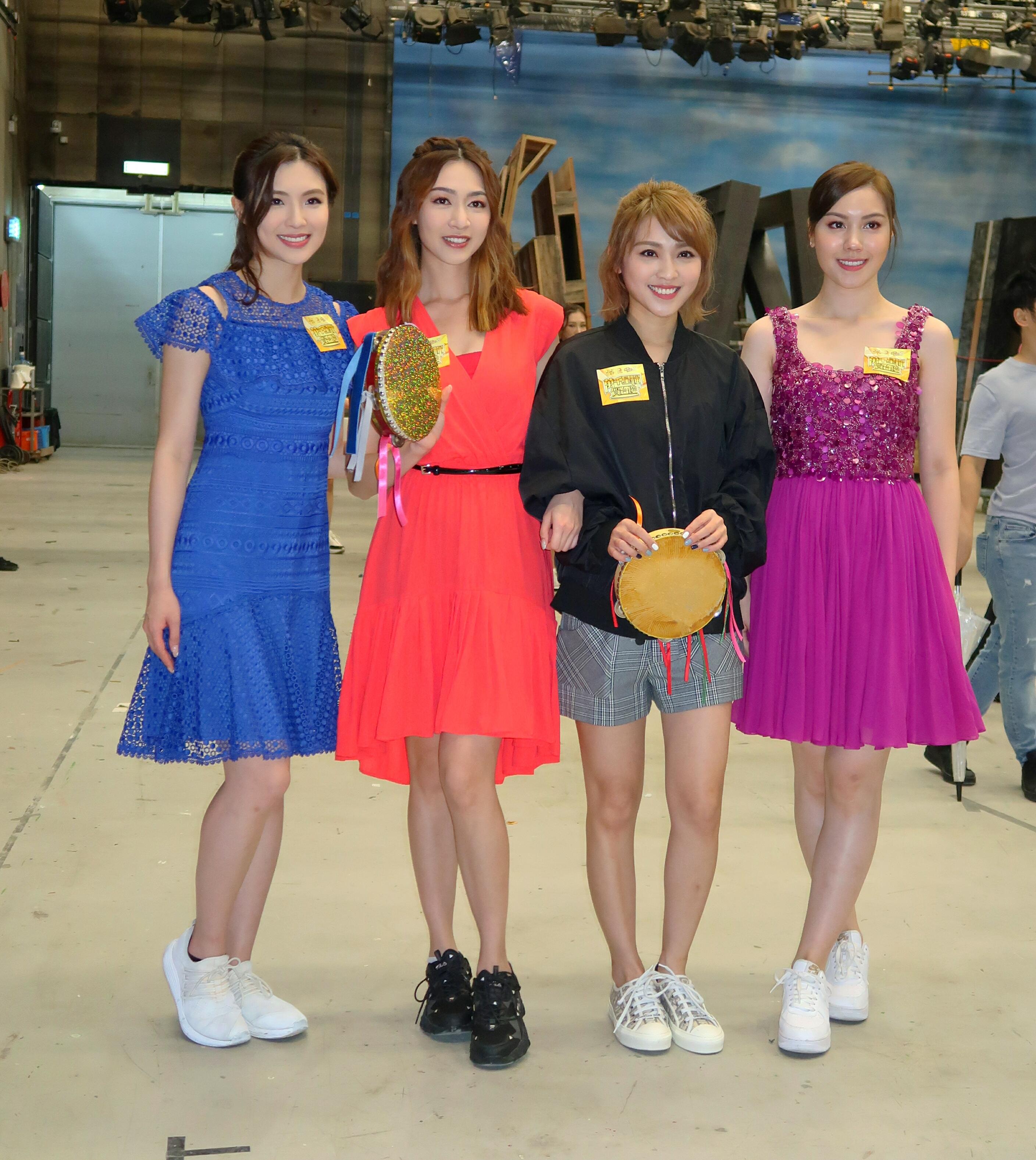 黃嘉雯與宋宛穎等早前為台慶歌舞綵排。