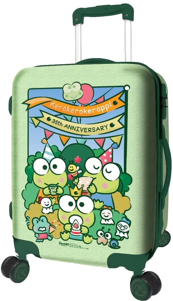 Kero Kero Keroppi 35週年紀念版 20吋四輪旅行箱(預購價:$599)