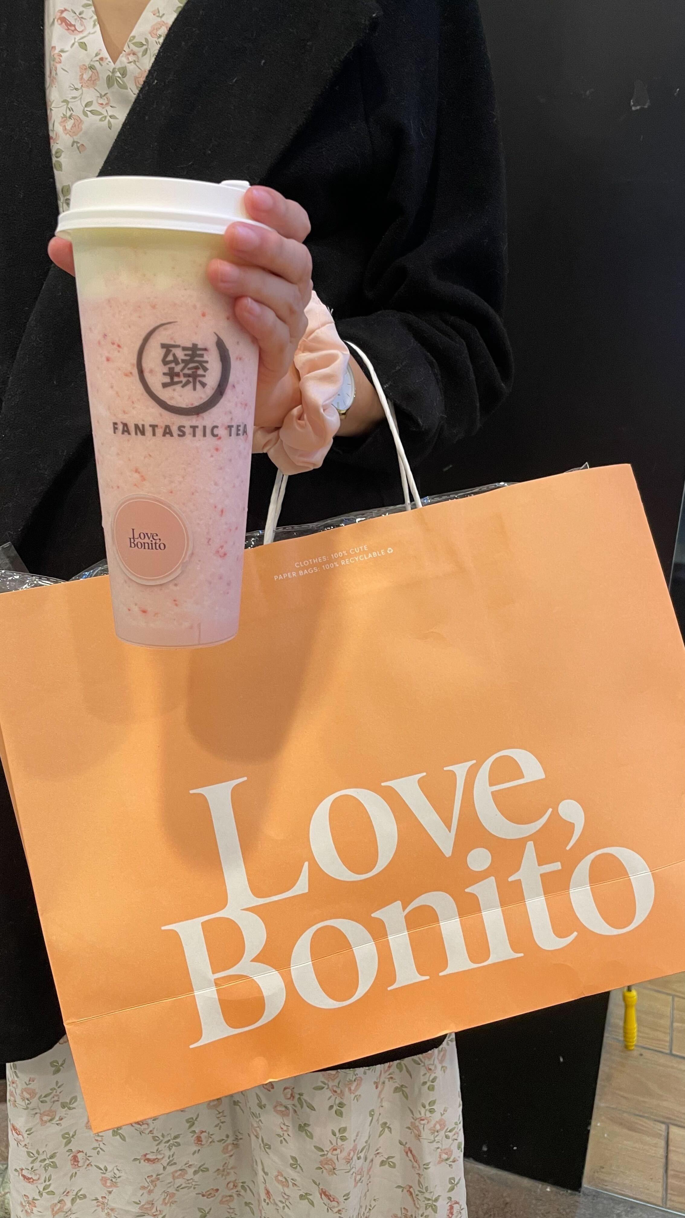 Love, Bonito x Fantastic Tea (臻.茶) 免費手搖飲品