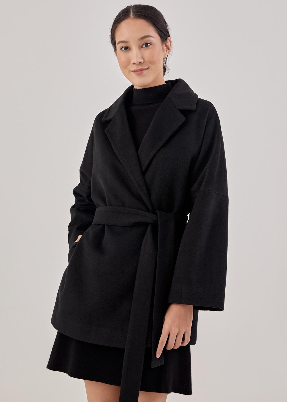 Gracyn Sash Tie Wrap Coat $479 (Original price $739)