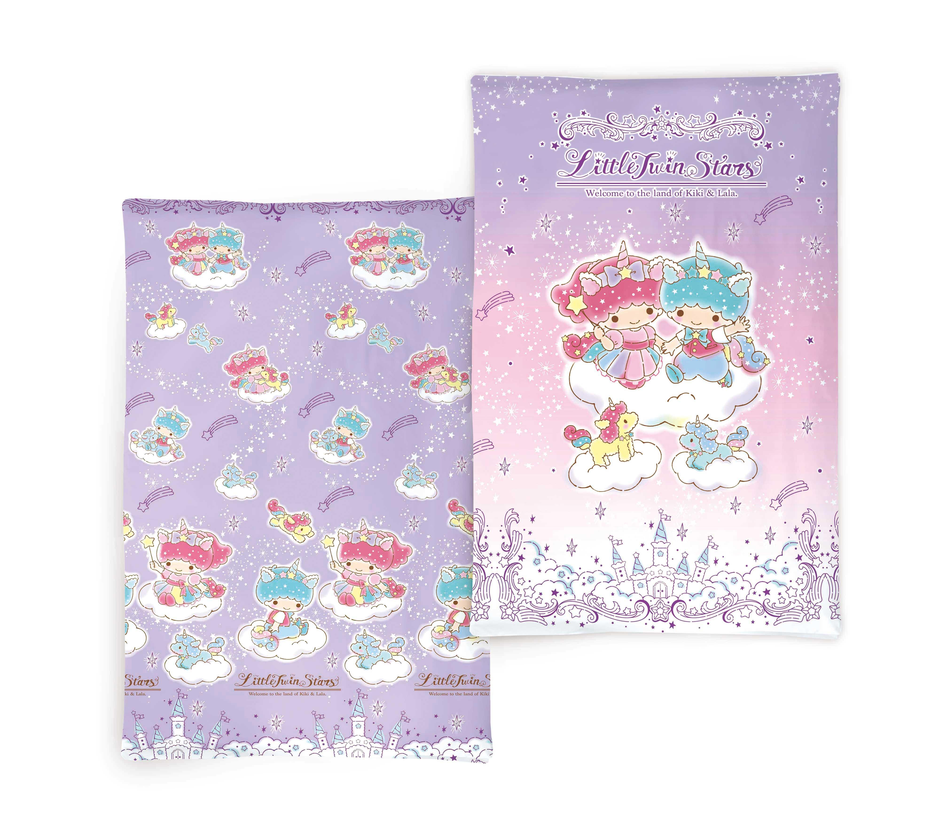 Little Twin Stars 全棉活印卡通連心®扣PLUS被袋(預購價:單人$499/ 加大$629)
