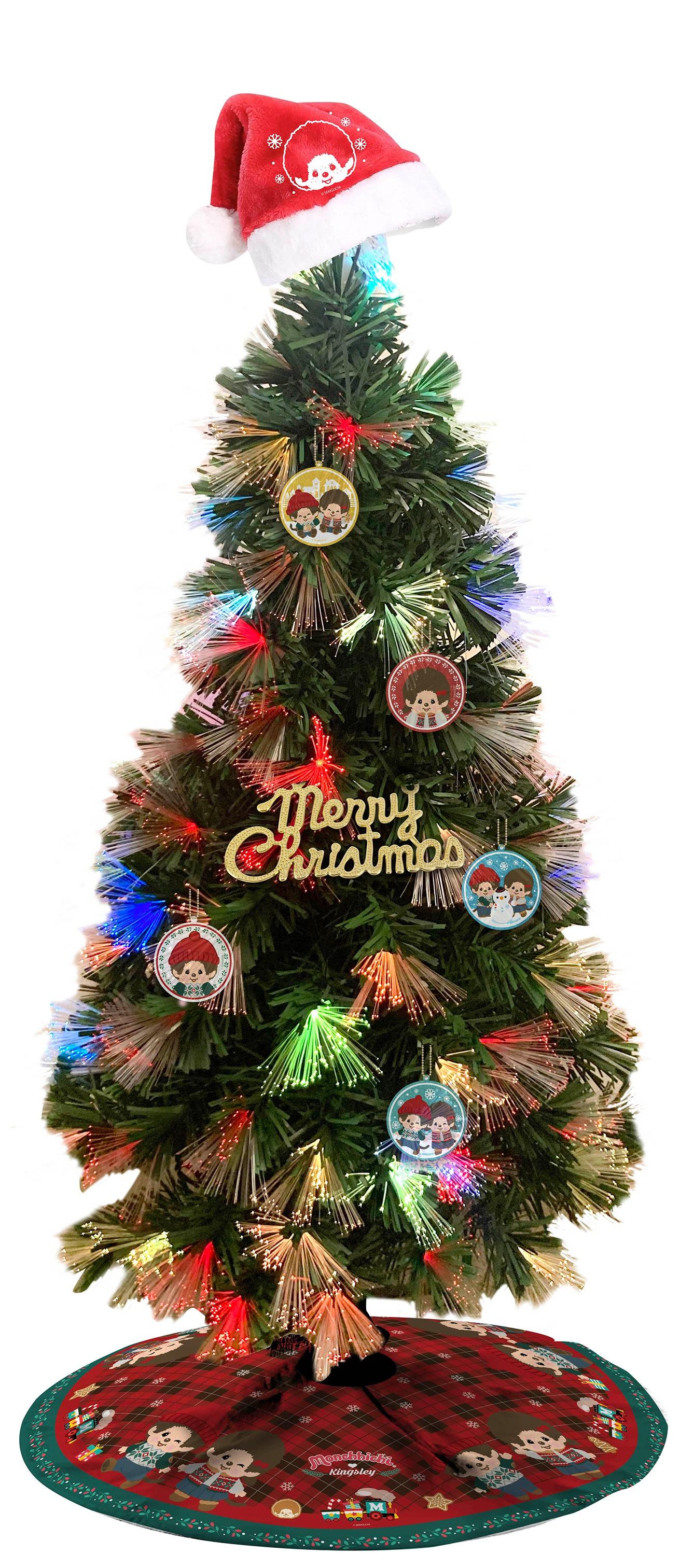 Monchhichi 光纖聖誕樹連裝飾套裝 預購價:$799