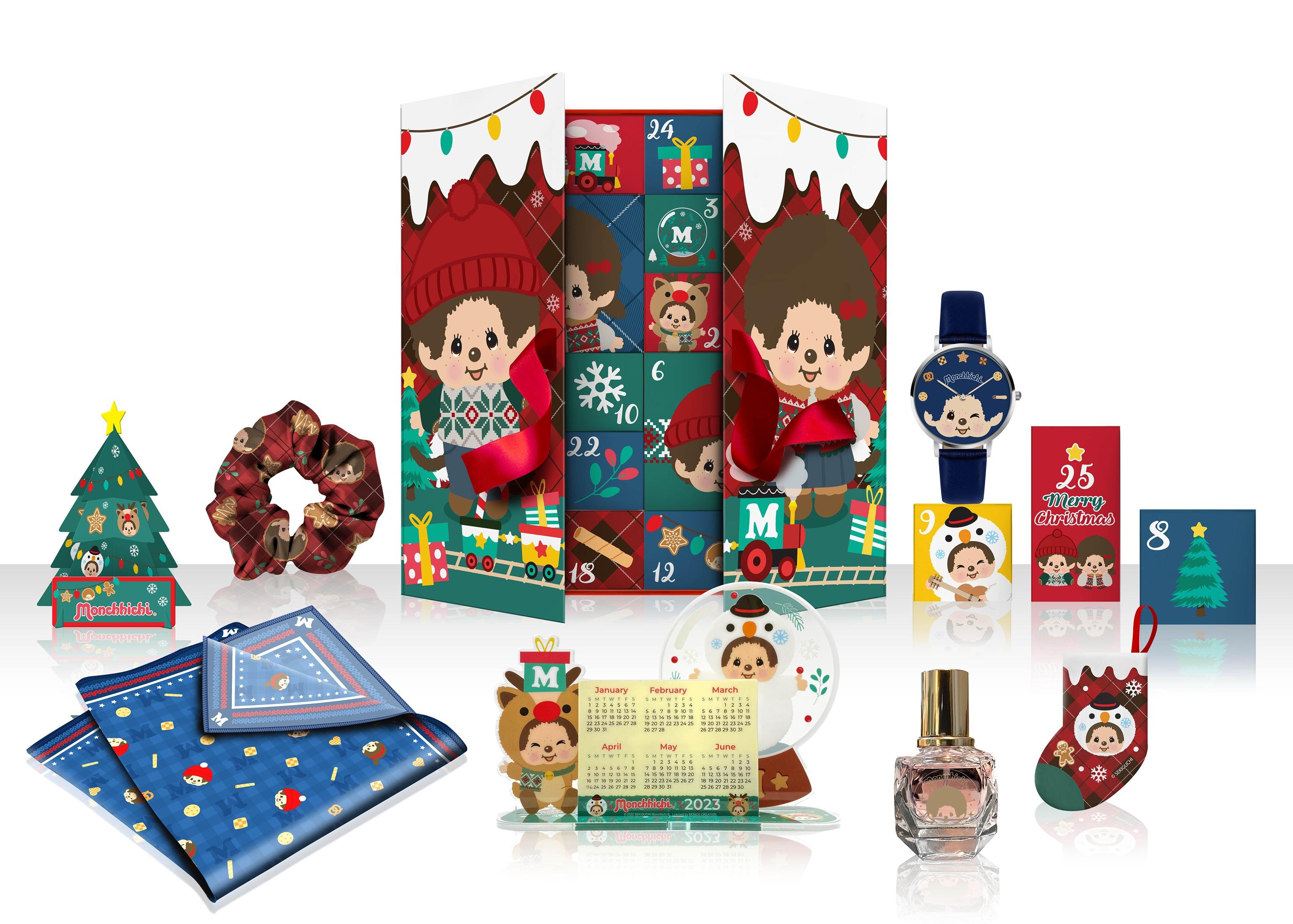 Monchhichi 聖誕節倒數禮物盒 預購價 $799