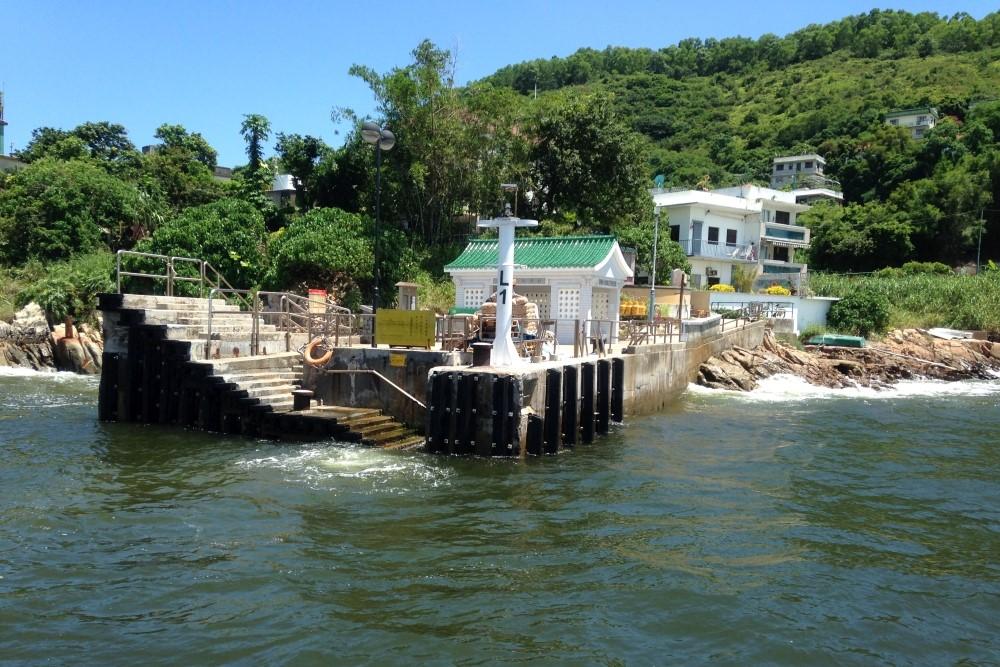 原有南丫島北角碼頭設施較簡陋。(發展局圖片)