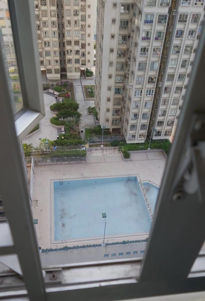 單位景觀以遠樓景、內園及泳池景為主。(代理提供相片)