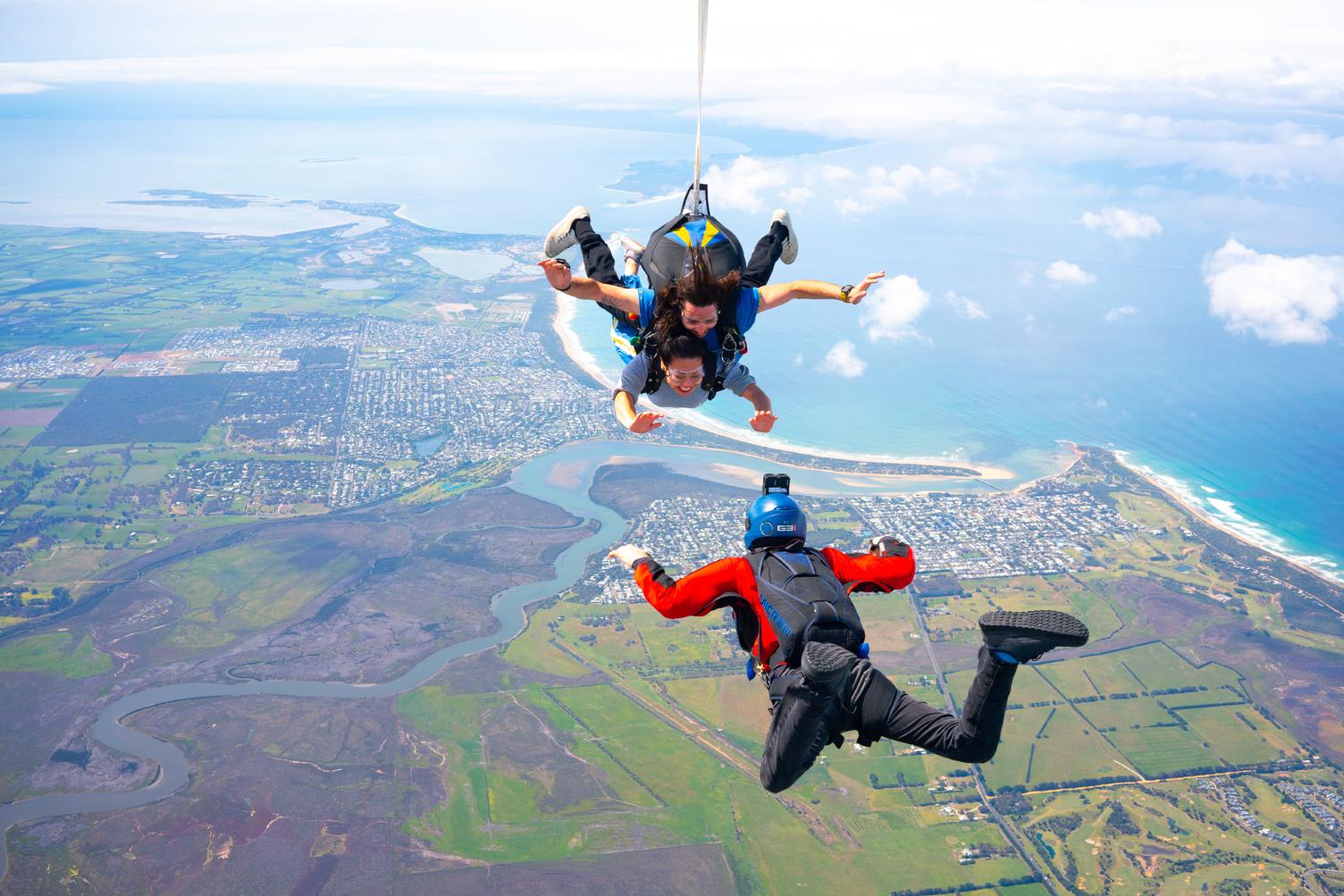 墨爾本近郊大洋路跳傘體驗