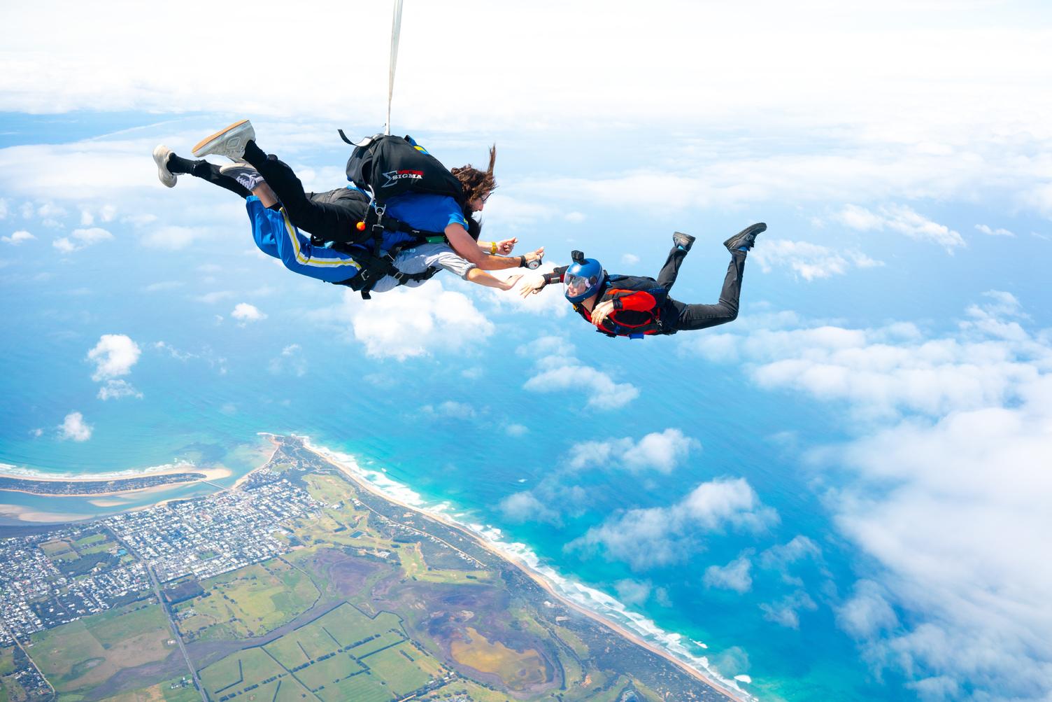 墨爾本近郊大洋路跳傘體驗