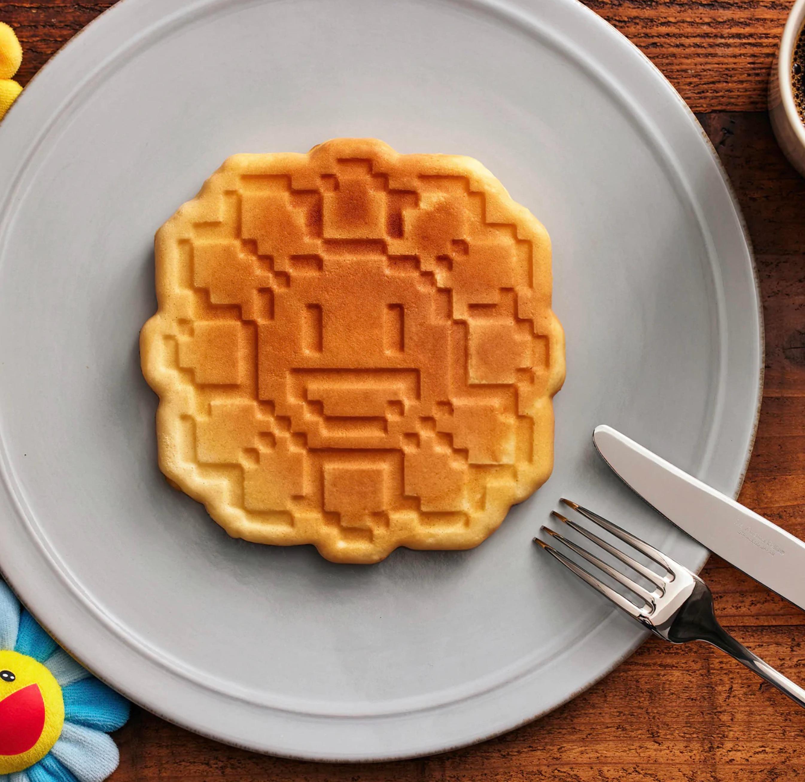 聖誕禮物推薦2022|村上隆花花煎餅鍋 (黃/藍色 $168)