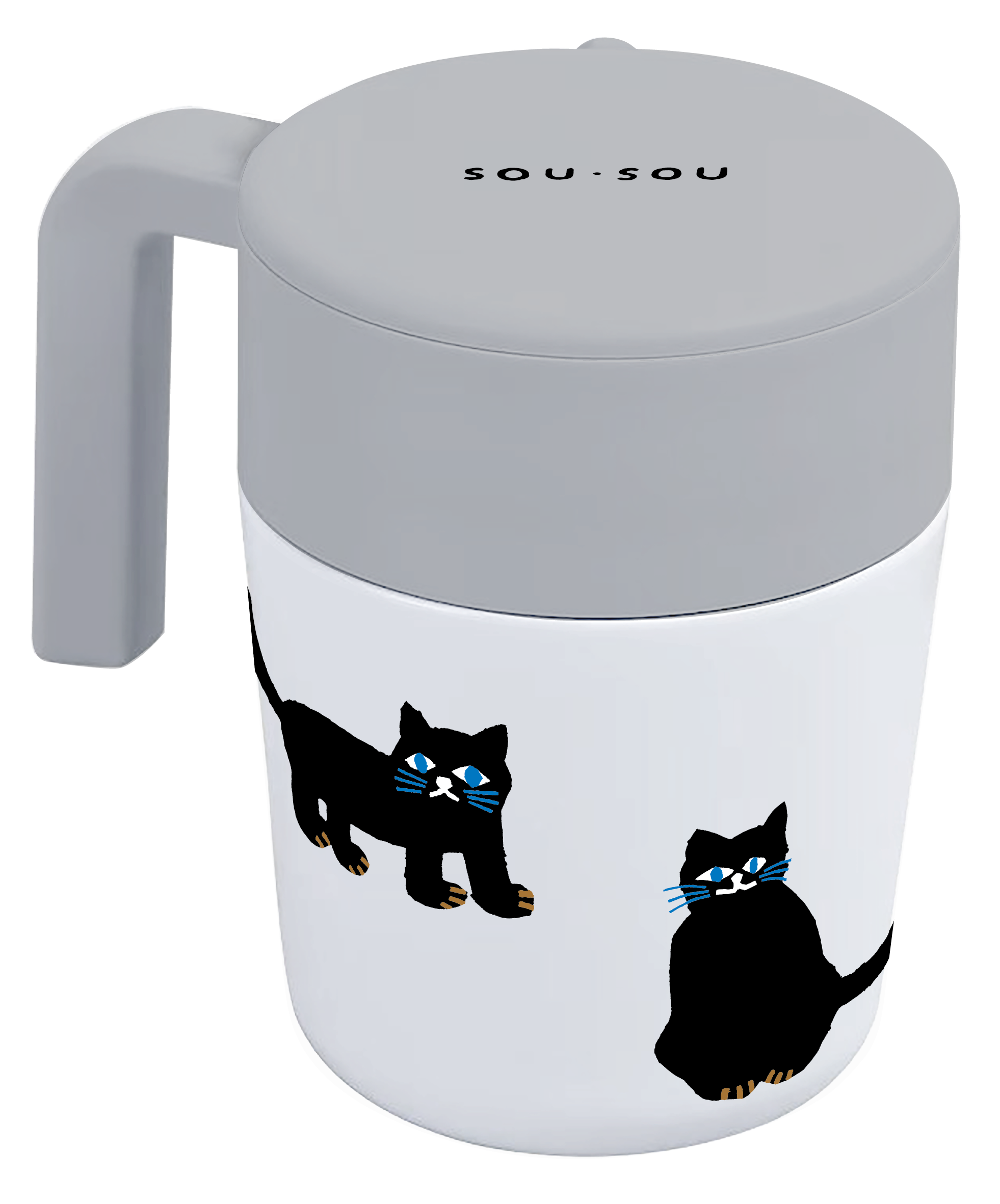 百佳 x SOU・SOU限量精品|保溫杯400毫升(貓 / 十數 / 花子)
