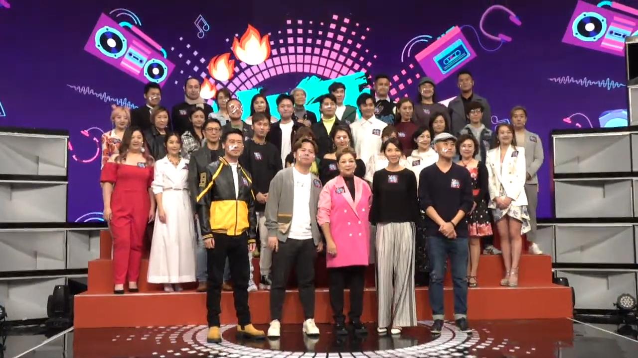 《中年好聲音》其中31位參賽者現身會見傳媒。