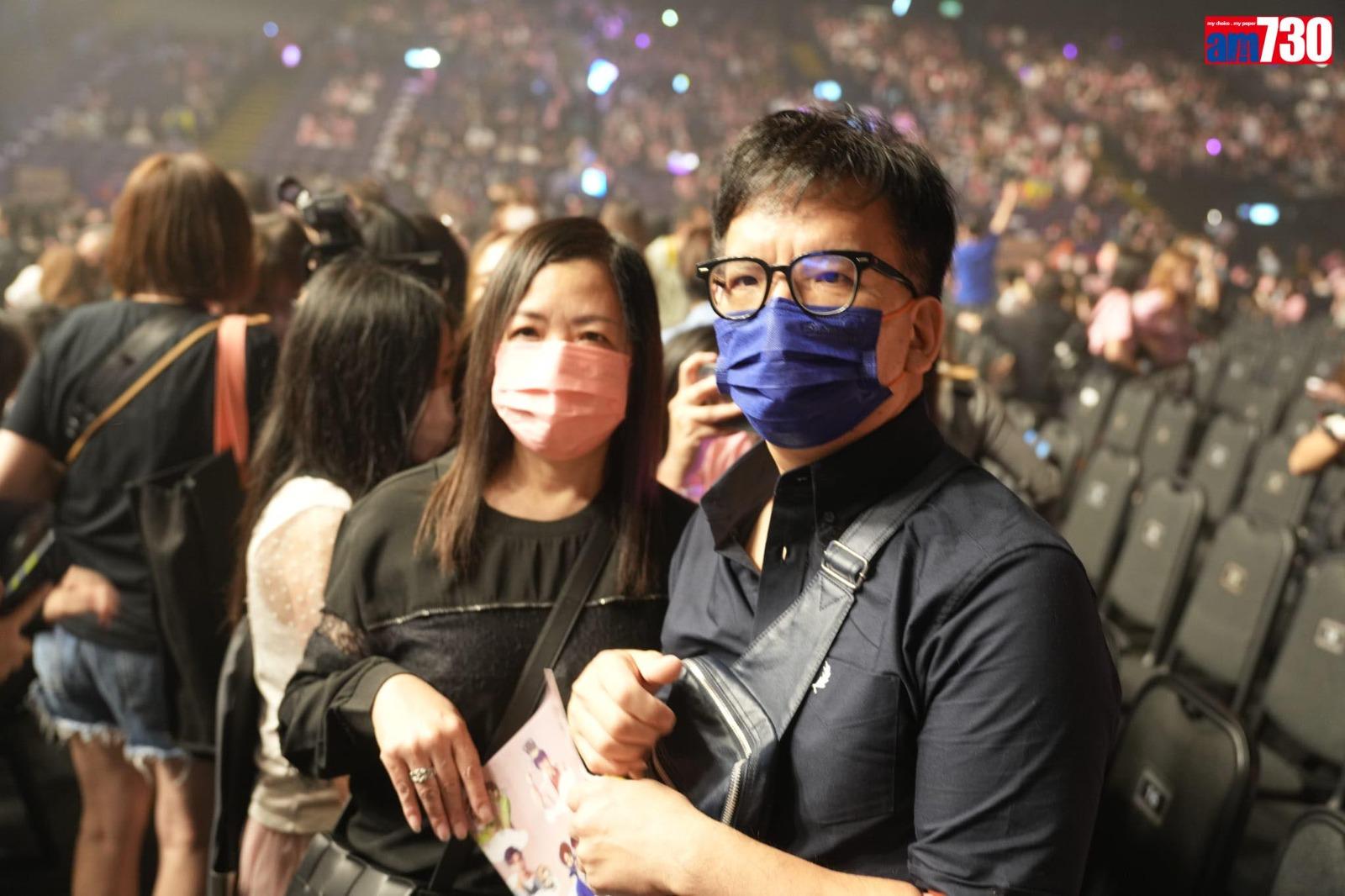 Anson Lo父母。(陳奕釗攝)