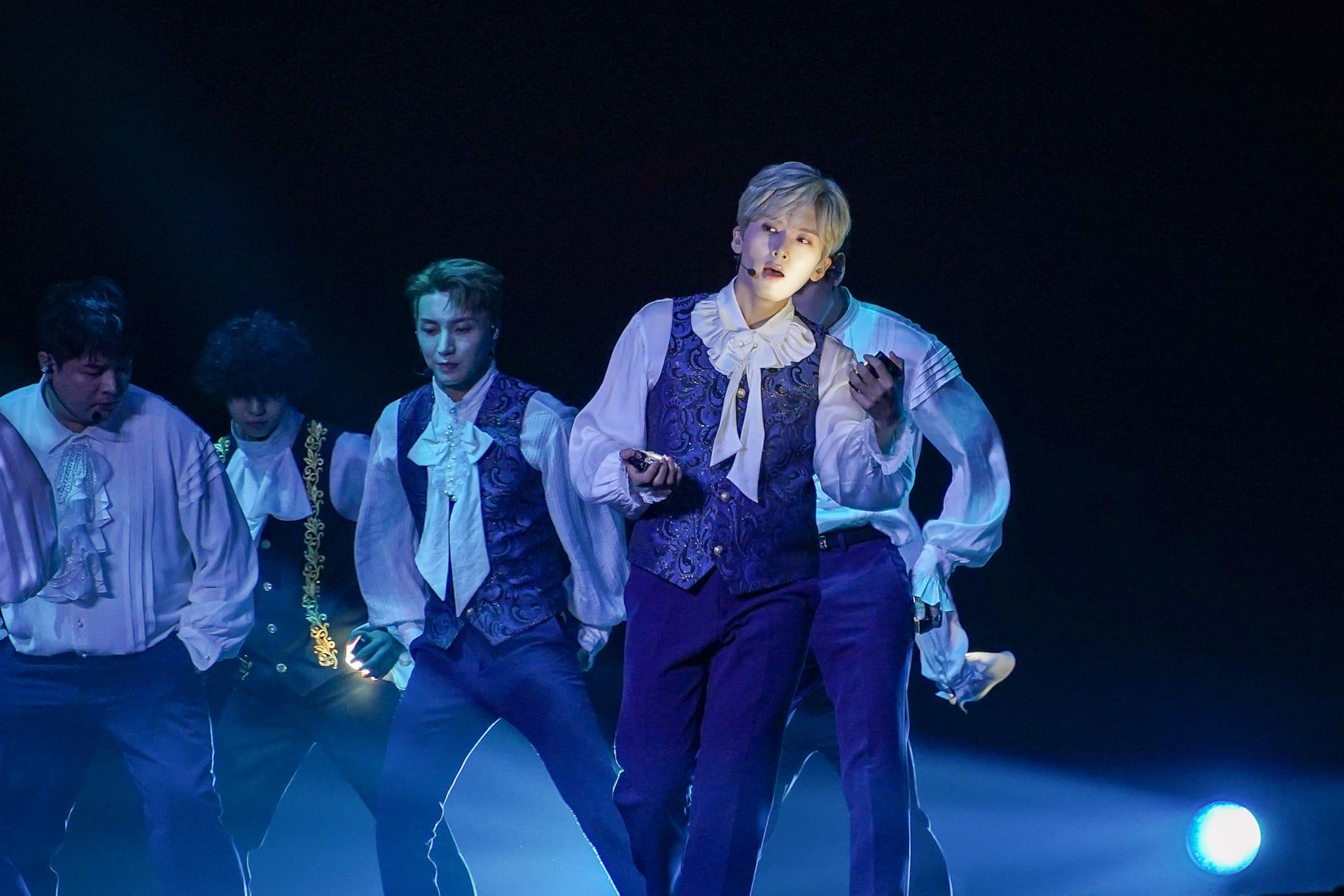 Super Junior開騷,必然會勁歌熱舞。 (李睿哲攝)