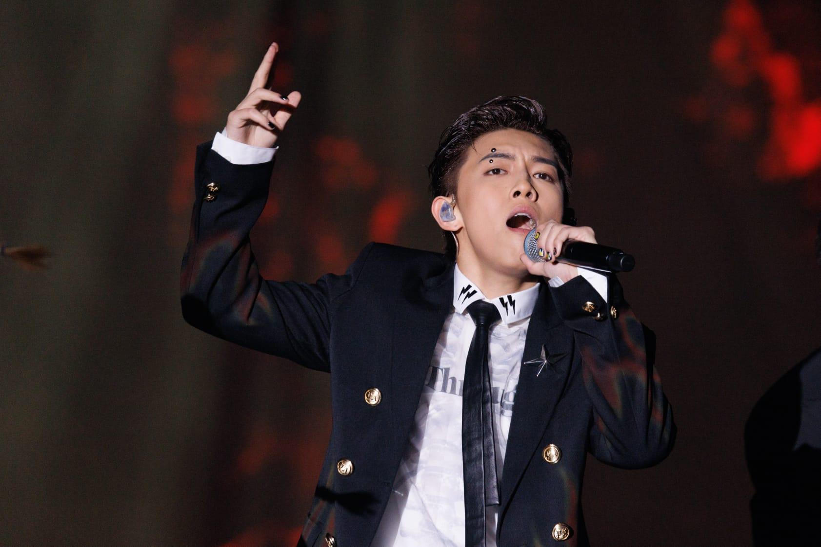 MC先後唱出《反對無效》和《Overkill》。(蘇文傑攝)