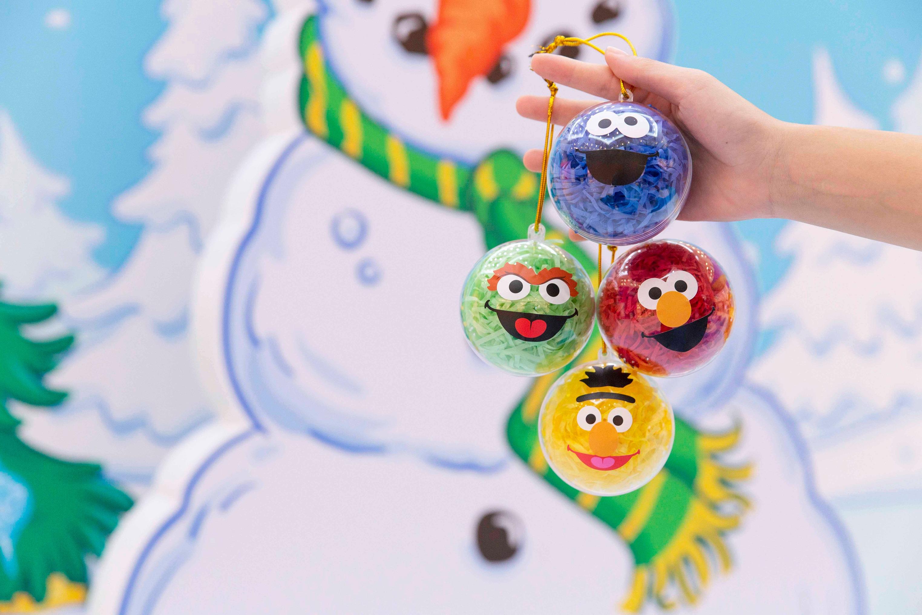 MERRY STREETMAS @海港城|《芝麻街》聖誕裝飾工作坊