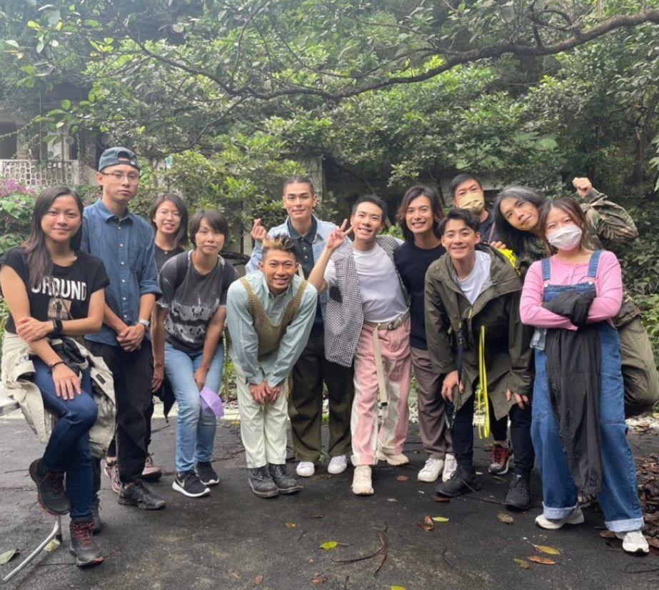 五人昨日齊為節目進行最後一天拍攝