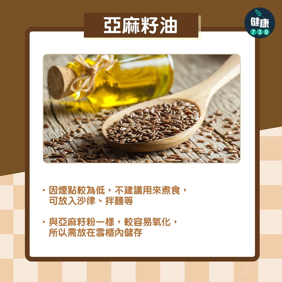 超級食物亞麻籽食法,亞麻籽油(am730製圖)