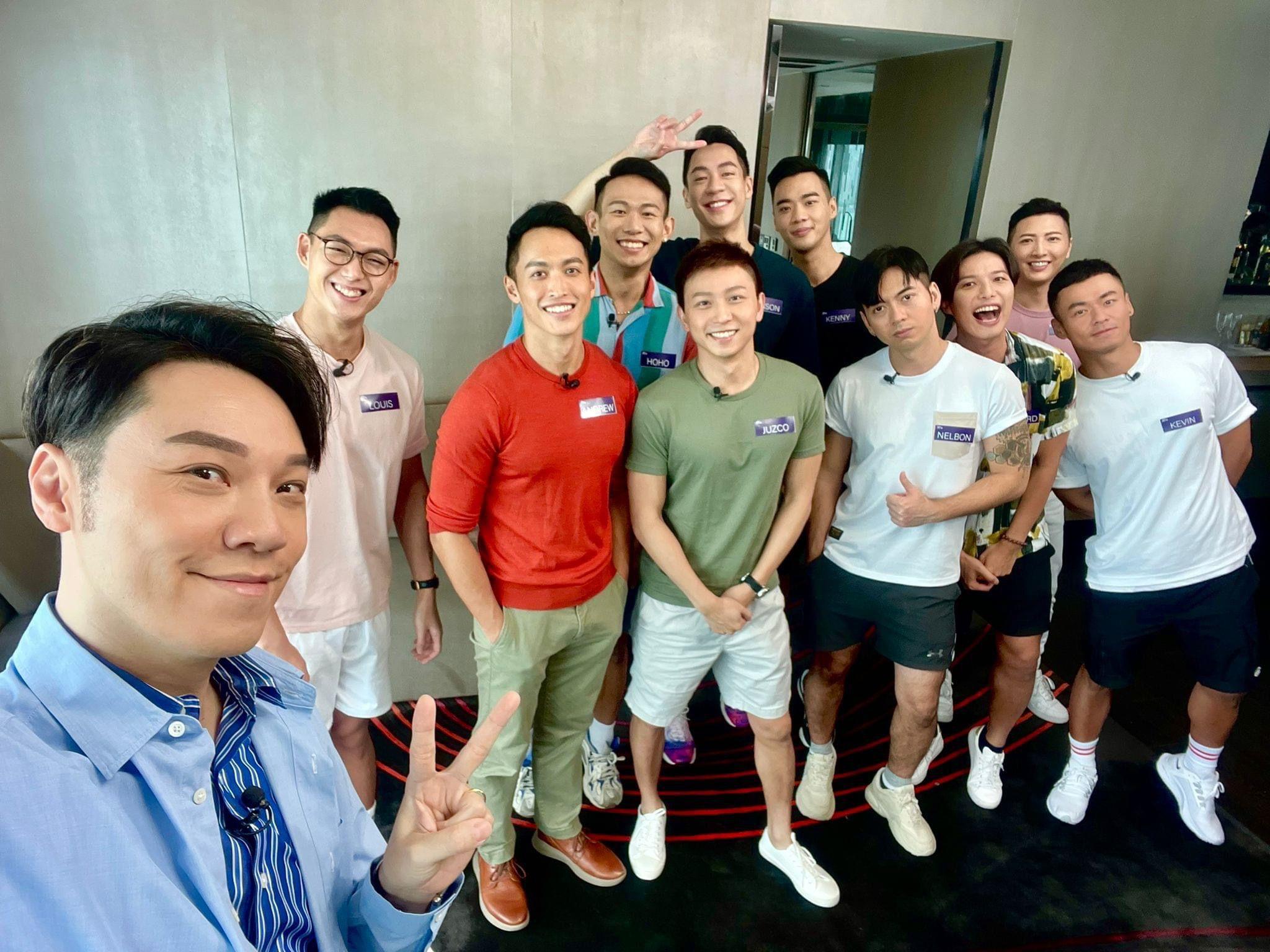 Vinci近日帶領一眾型男瞓身宣傳《仔仔一堂》。