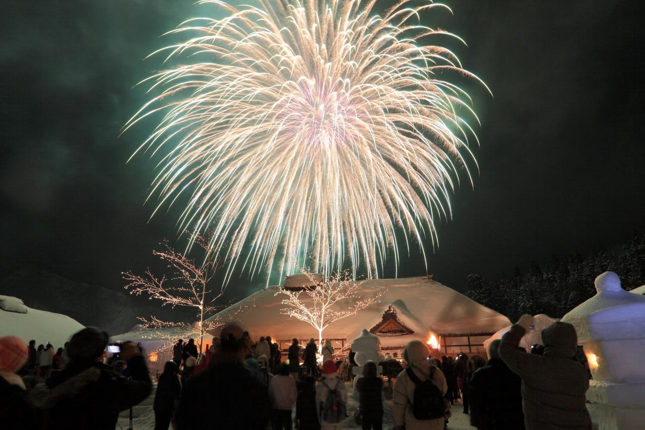 大內宿雪祭 (圖片來源:東北觀光推進機構)