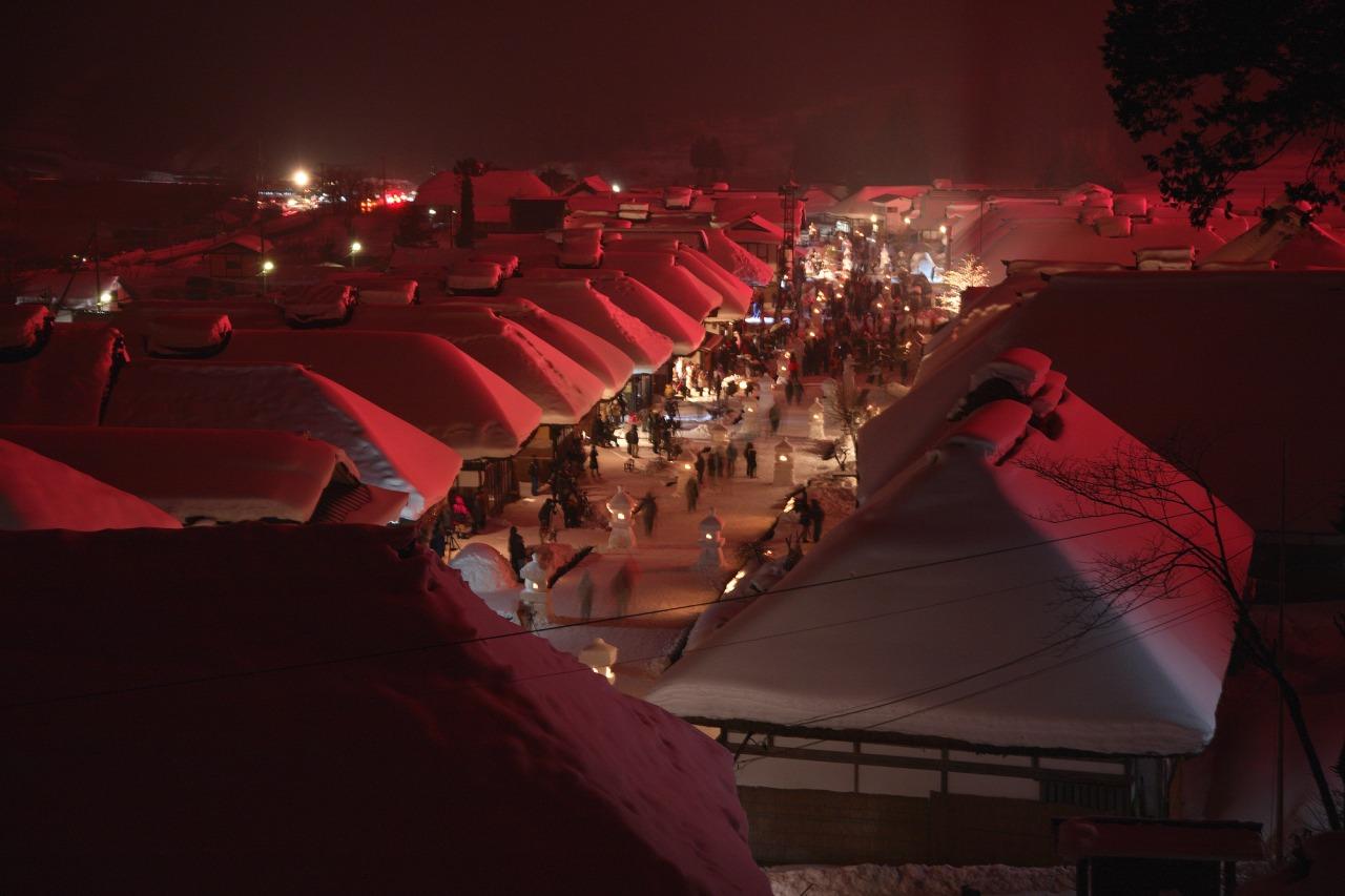 大內宿雪祭 (圖片來源:東北觀光推進機構)