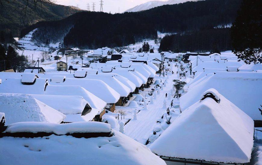 大內宿雪祭 (圖片來源:東北觀光推進機構)