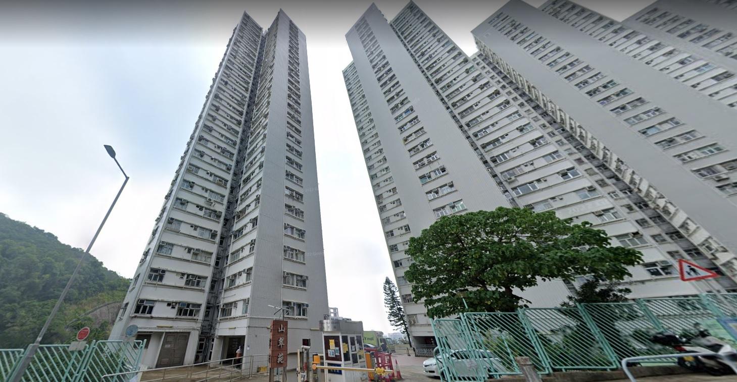 柴灣山翠苑本月暫只錄得一宗二手成交。(網上截圖)