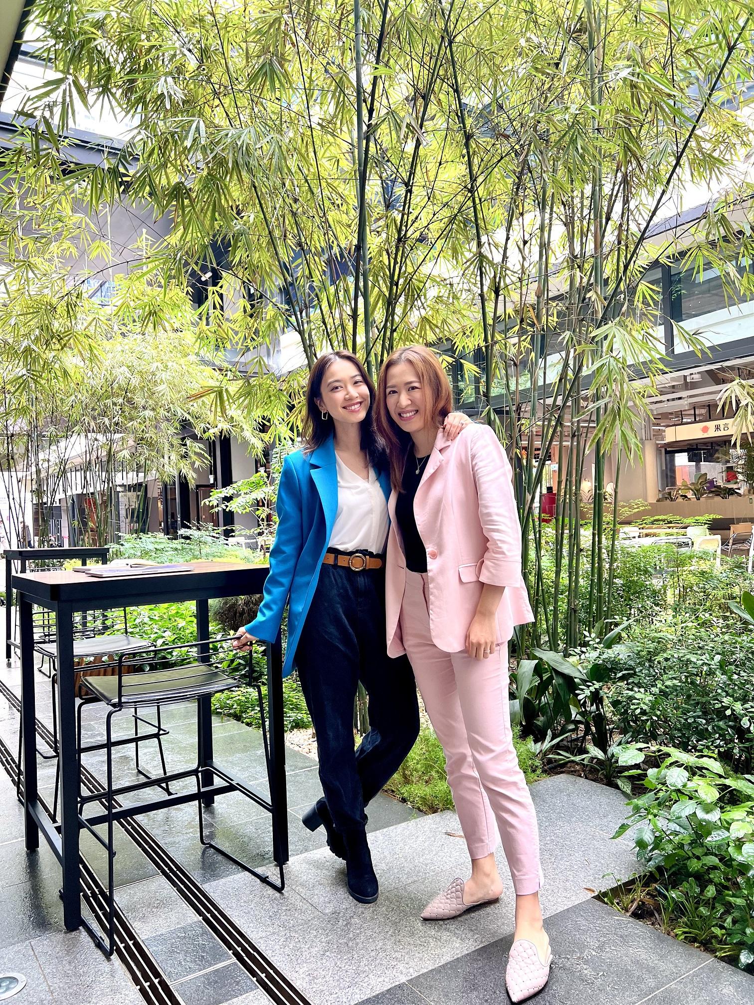 岑杏賢、朱千雪。