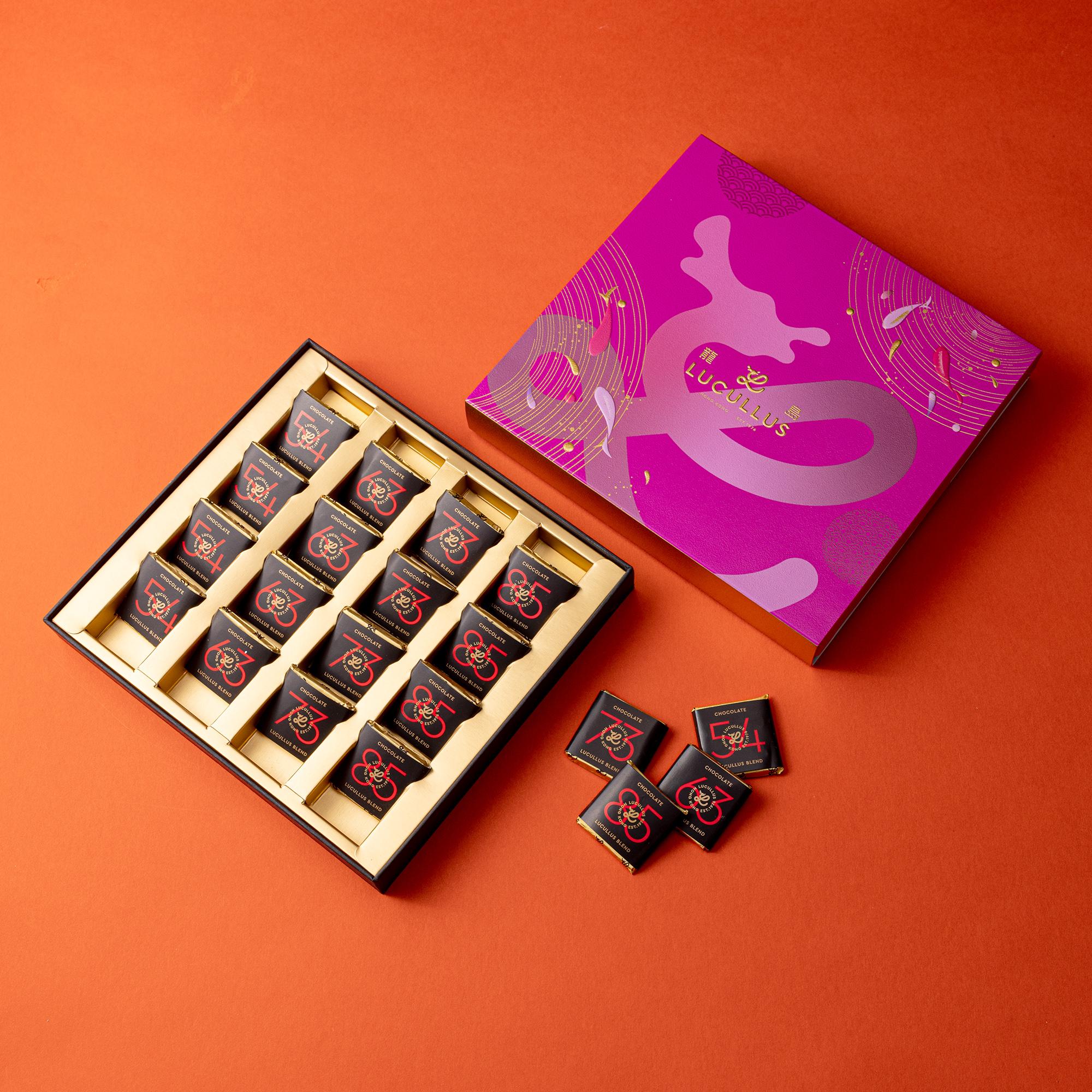 年年有餘片裝黑朱古力禮盒 $208