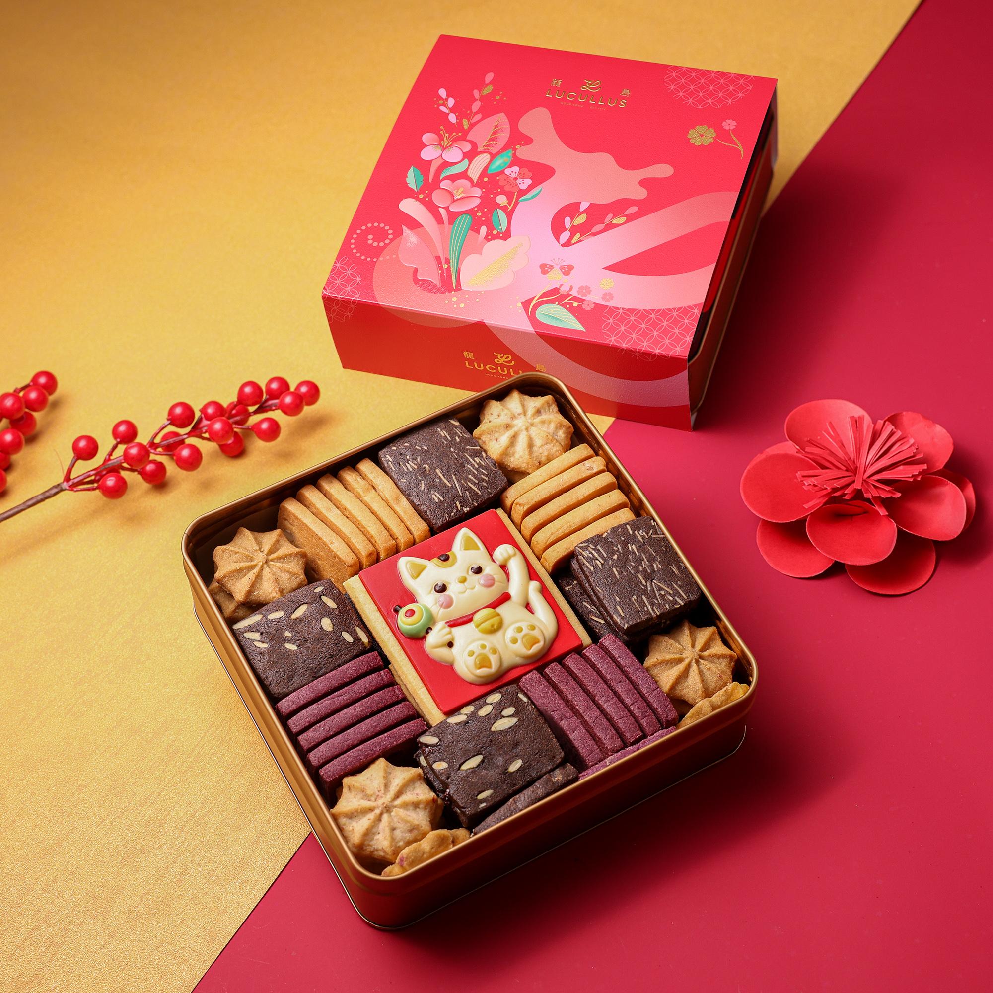 招財進寶雜錦牛油曲奇禮罐 $258