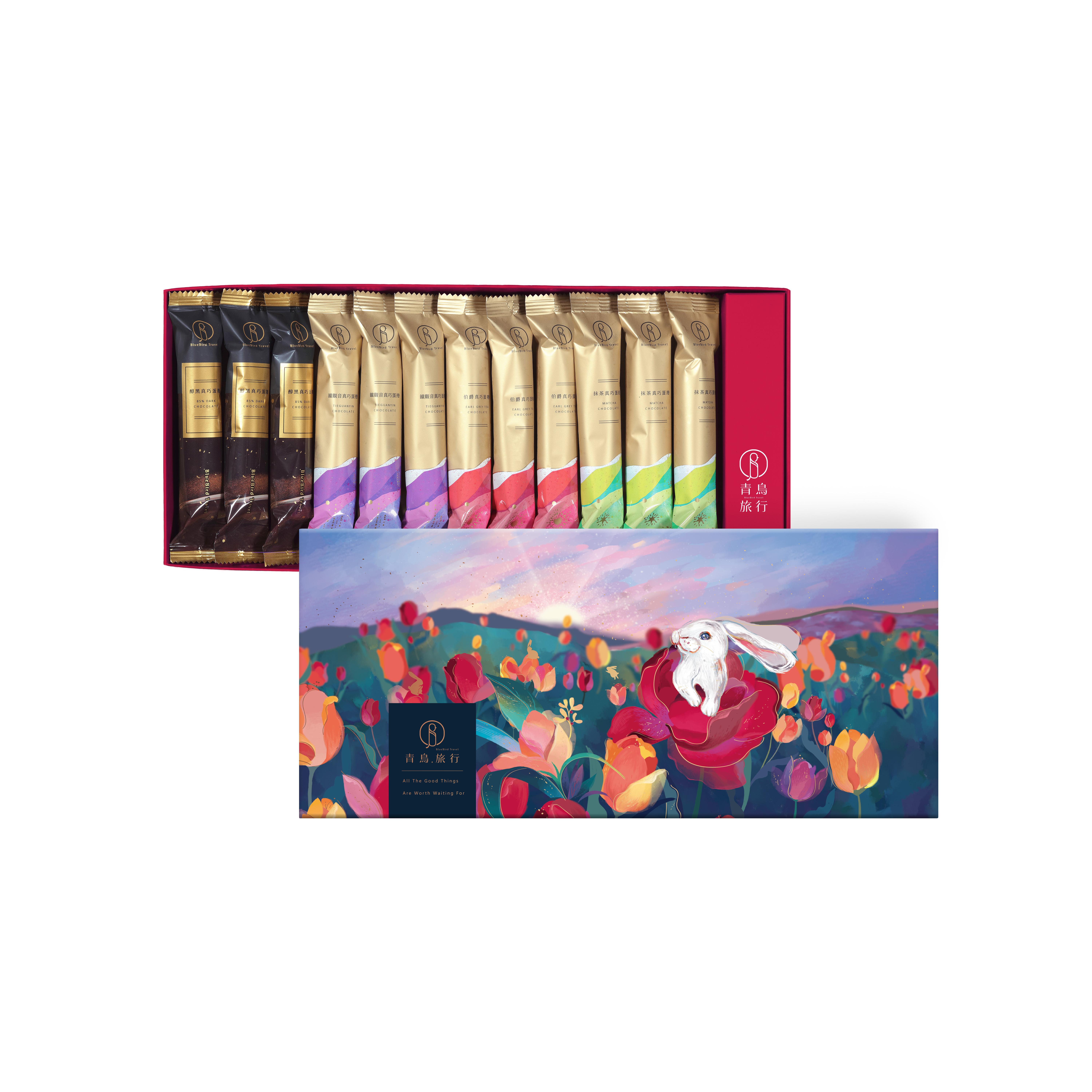 曙光序曲-綜合真巧蛋捲禮盒 12入