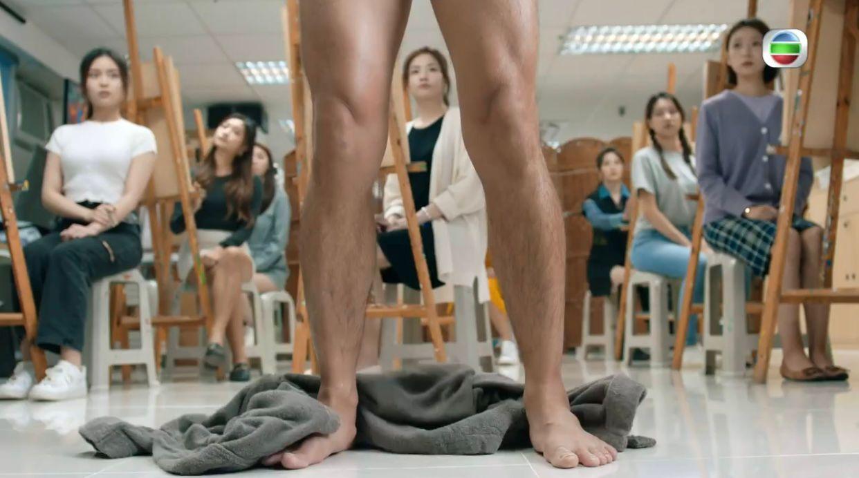 朱敏瀚表示當天穿了兩條底褲打底防走光。