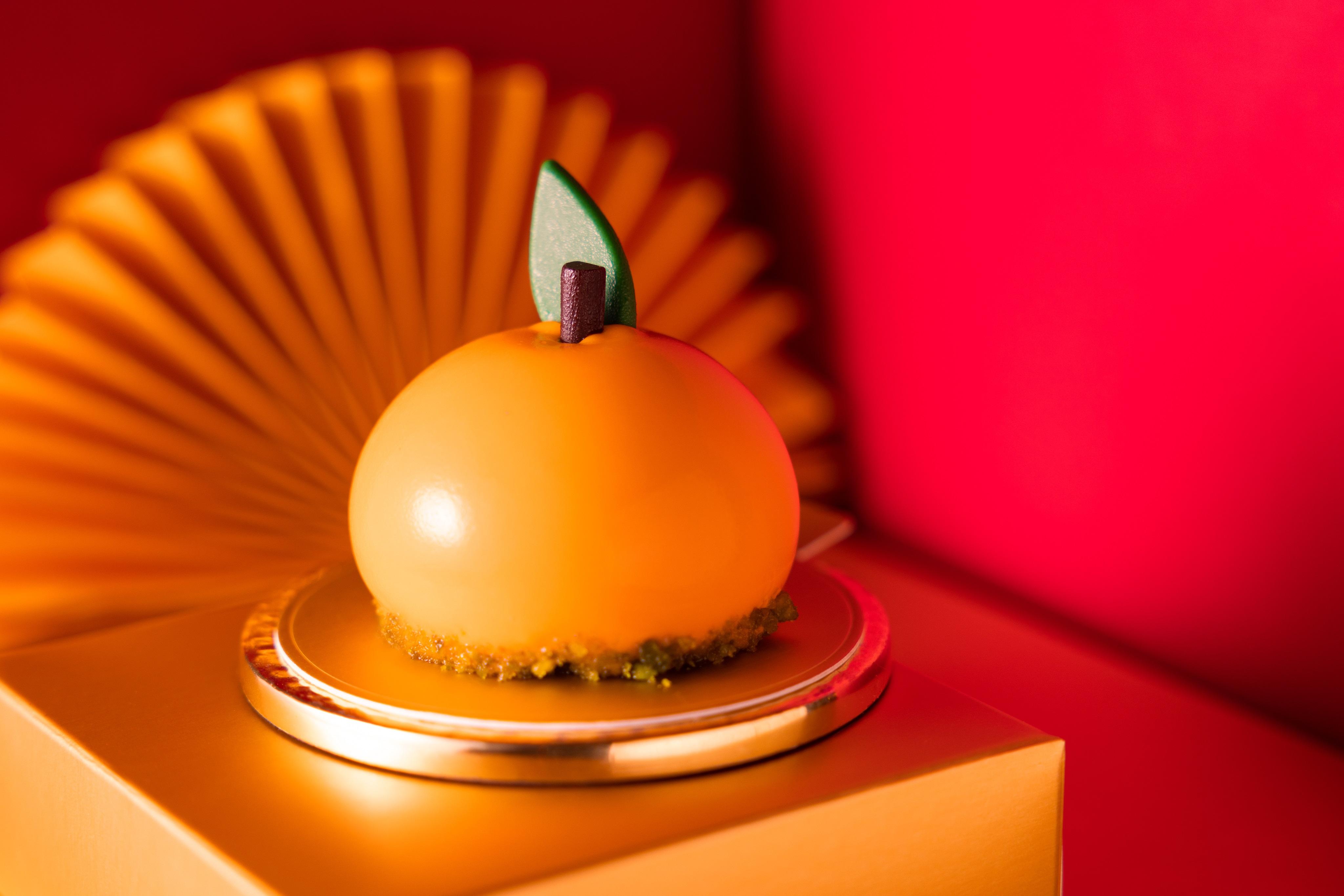 柑桔香橙慕絲蛋糕 $58