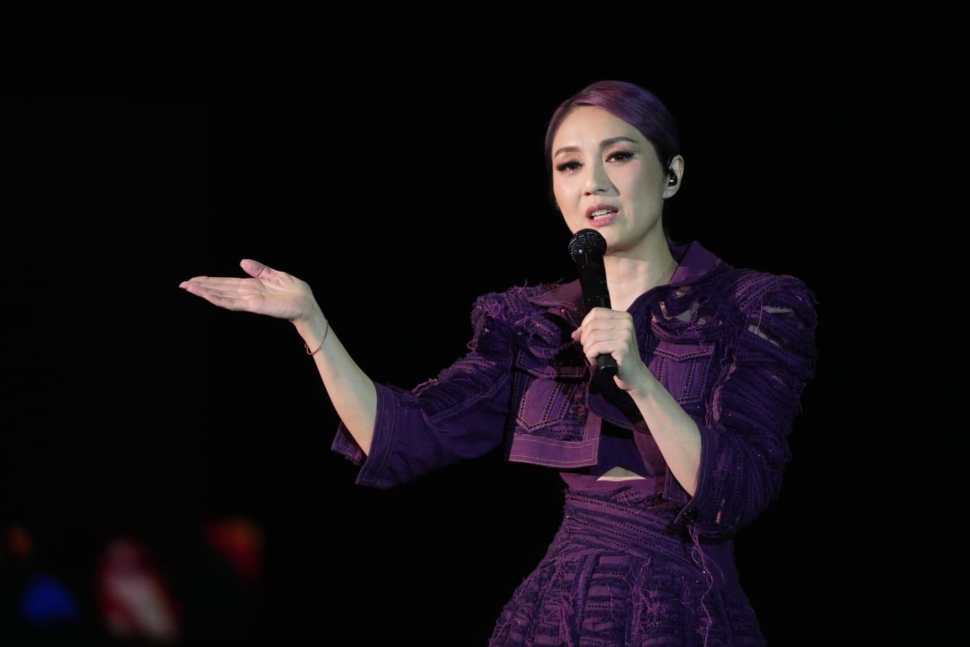 楊千嬅《MIRIAM YEUNG B minor MUSIC LIVE 2022》演唱會尾場。(陳奕釗攝)